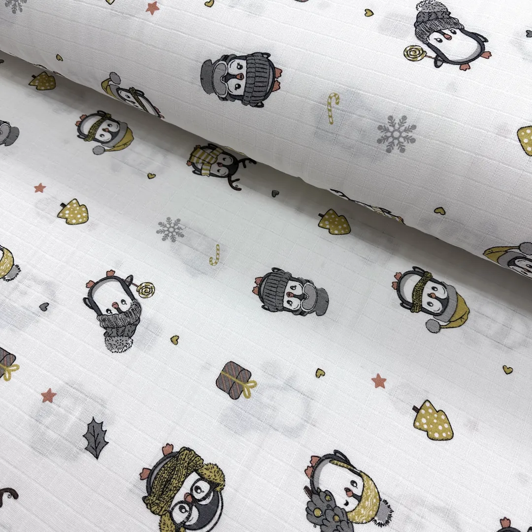 Atkılı Kuşlar Müslin Bezi