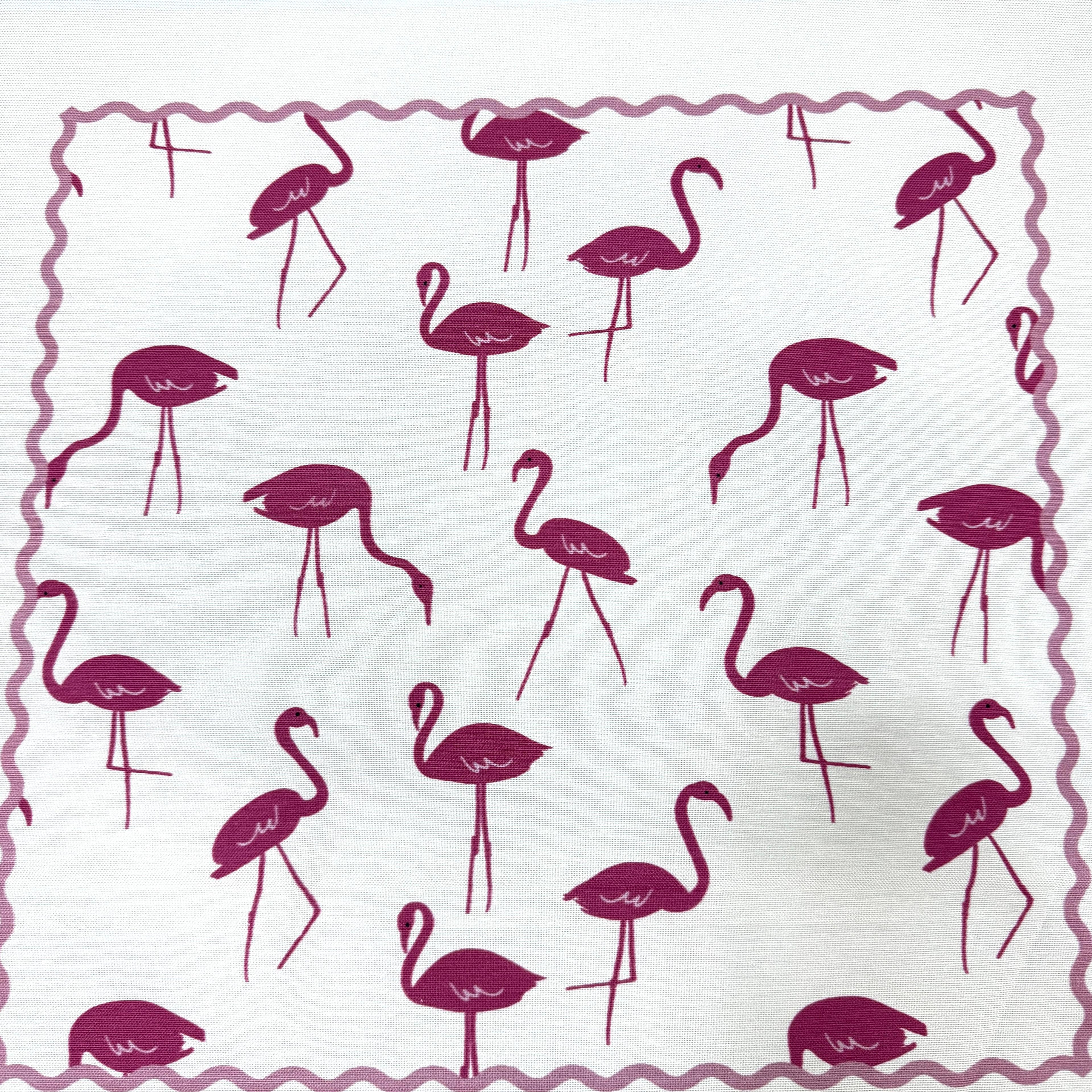 Flamingos 50*50 Cm Pano Kırlentlik Pano Duck Kumaş