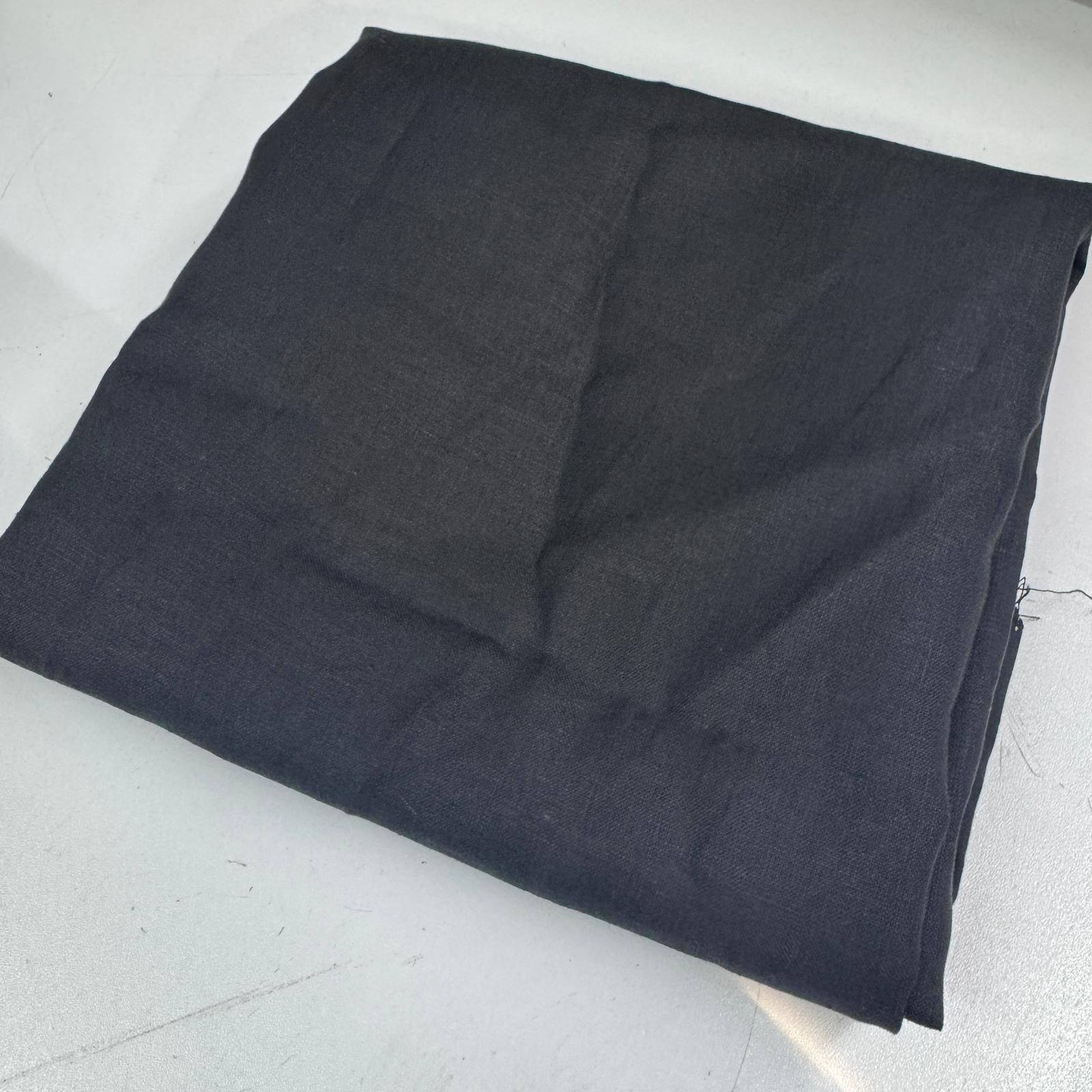 Siyah 50*140 cm Parça Ham Keten Kumaş