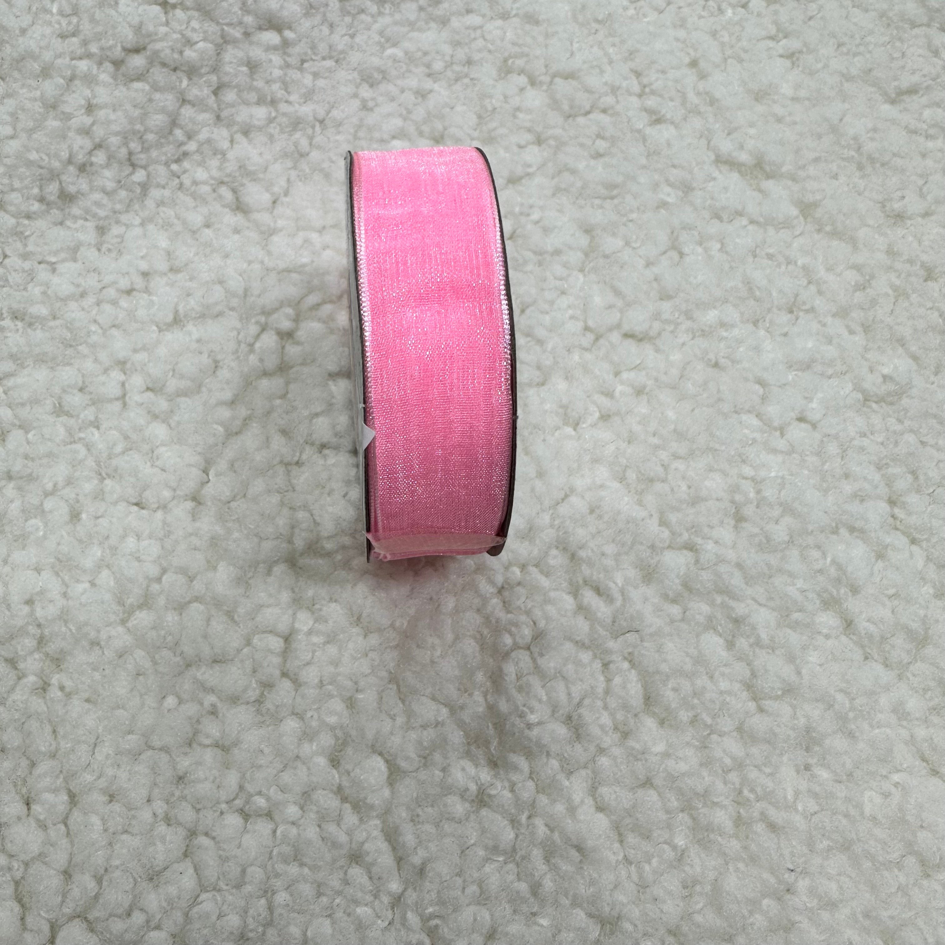 Pembe Organze Kurdele 2 Cm