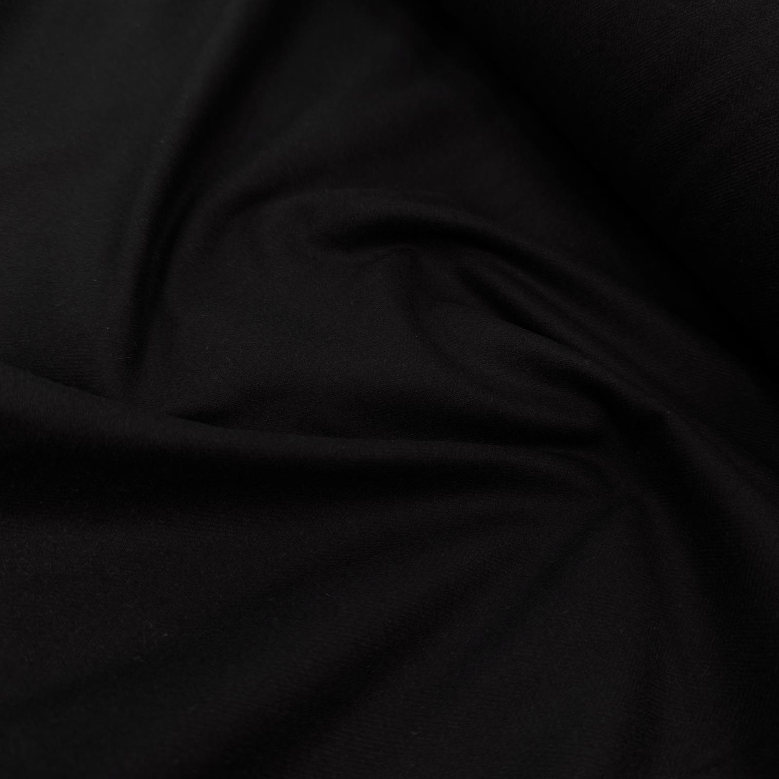 Kömür Siyah Dökümlü İnce Elbiselik Pazen Kumaş