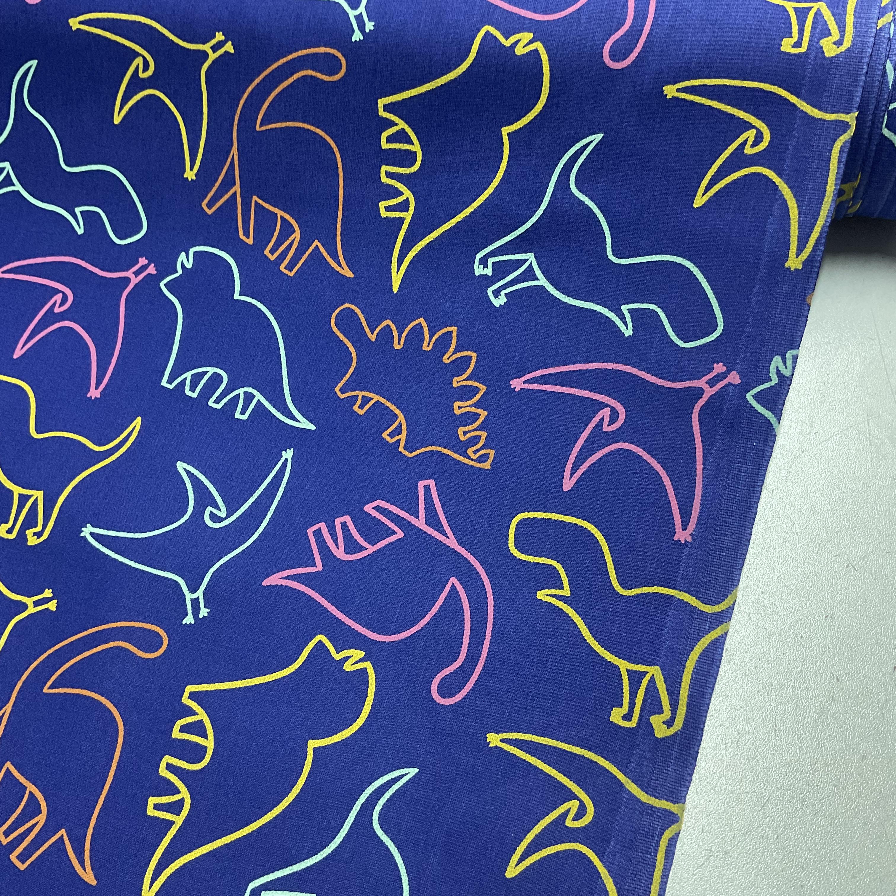 Dinozormuş Premium Poplin Kumaş