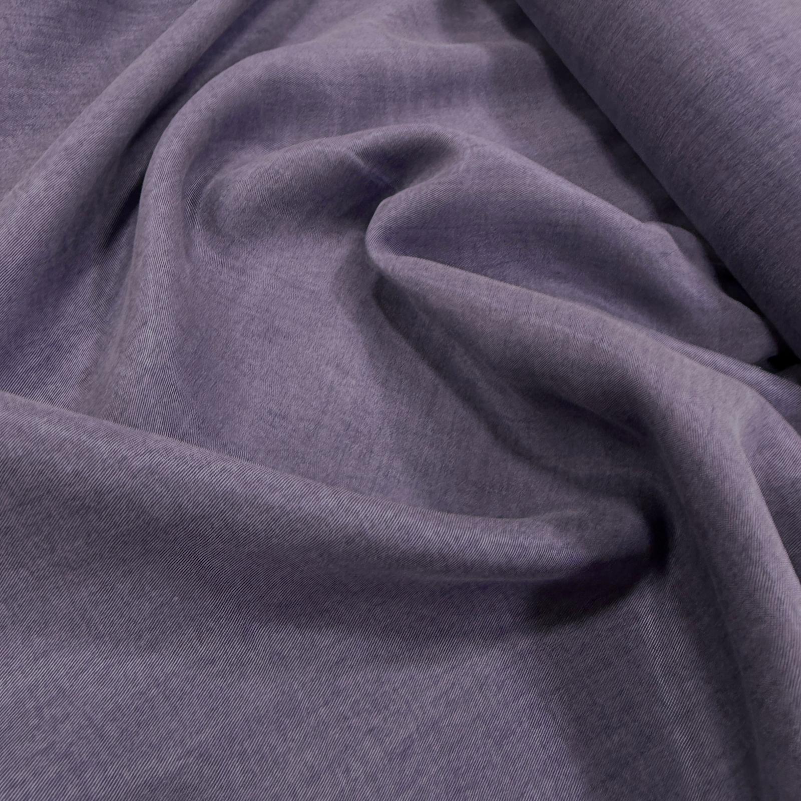 Yaban Mersini Cupro Taşlanmış Tensel Kumaş