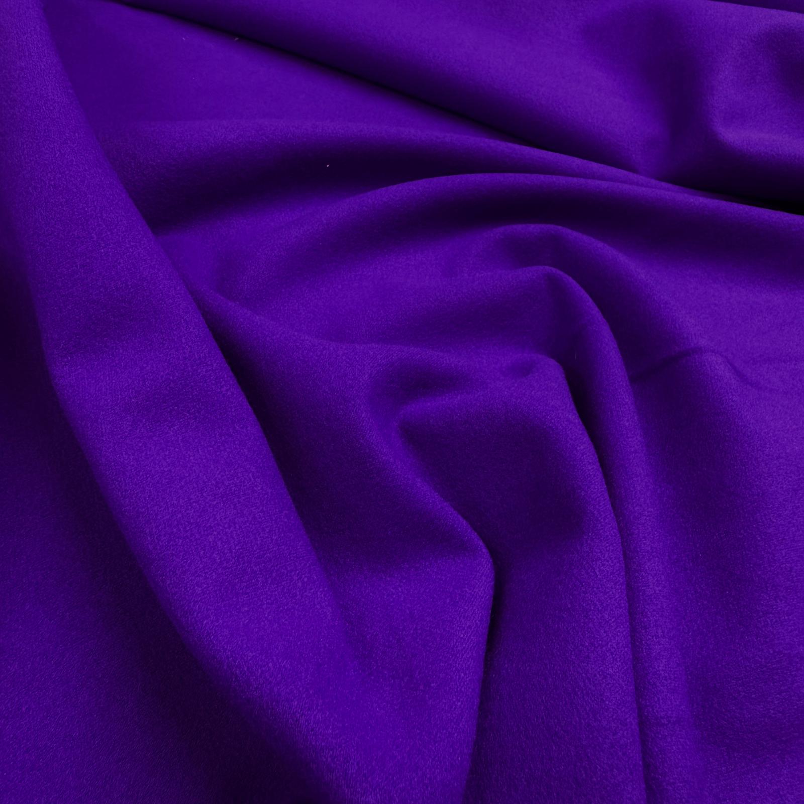 İngiliz Yünlü Violet Mavi Kaşe Kumaş