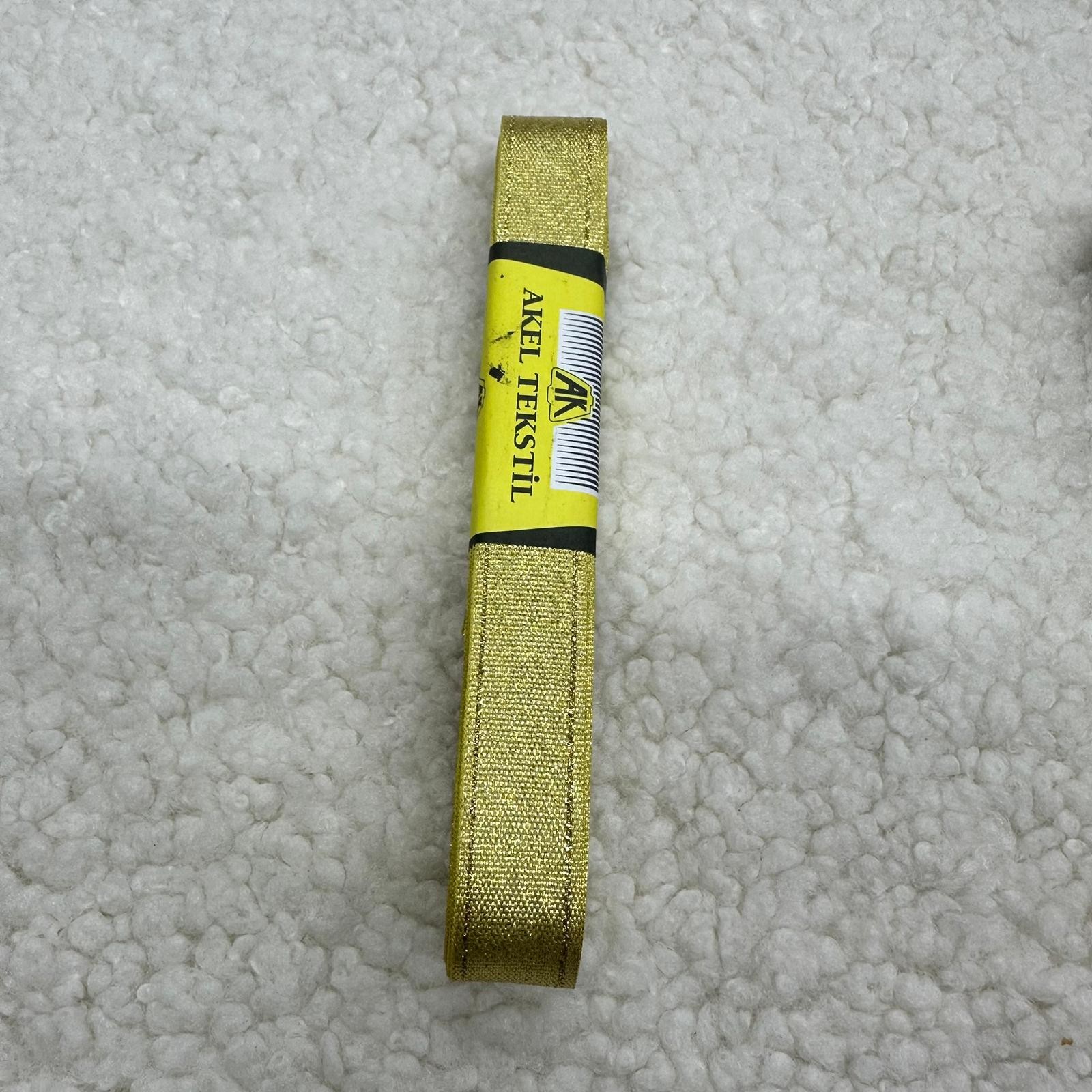 Altın Simli Kurdele 2 Cm
