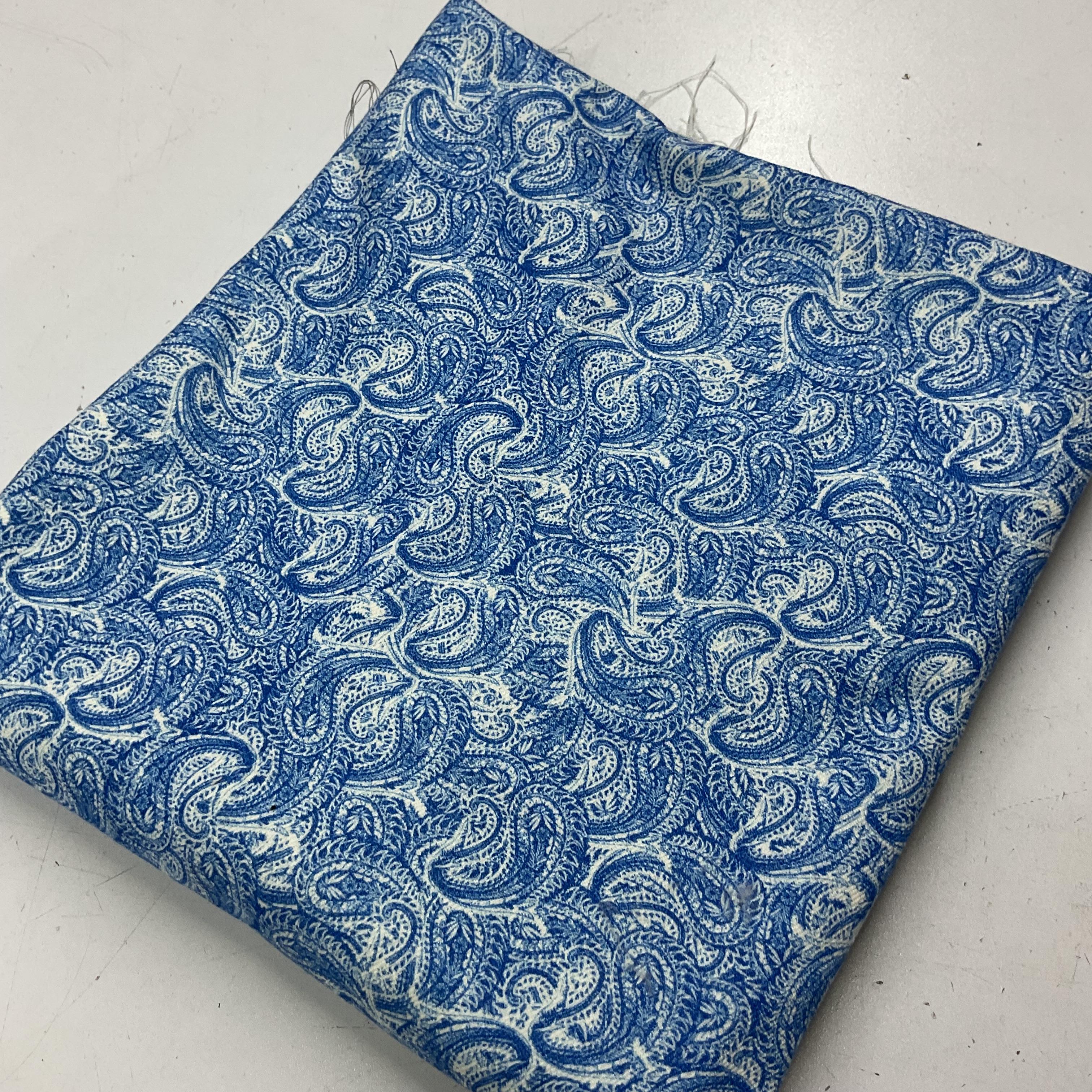 Mavi Şal  120*150 cm Parça Gabardin Kumaş