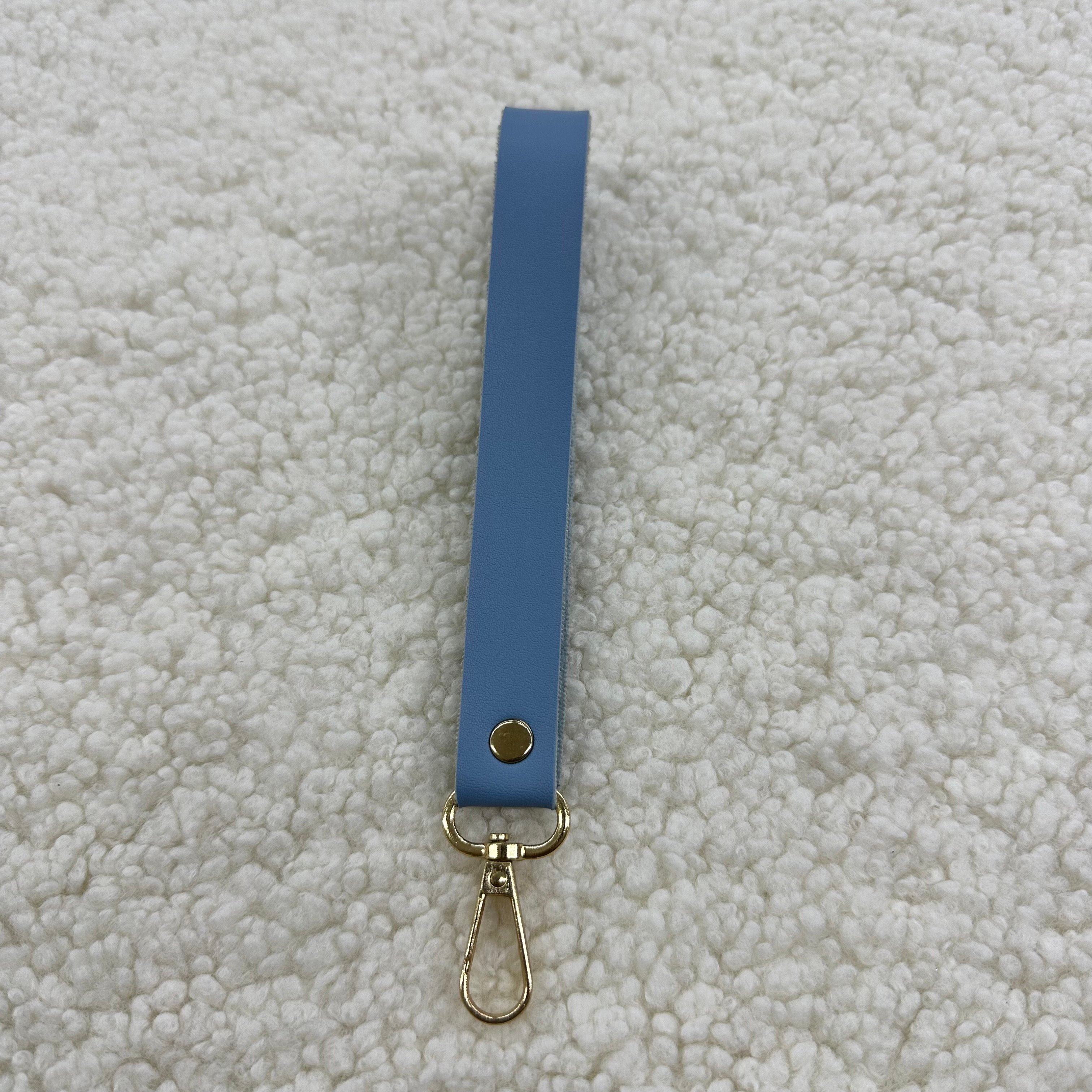 Mavi Clutch Çanta Sapı