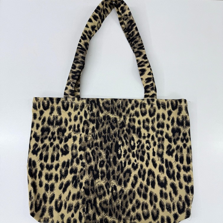 Leopar Gabardin Çanta