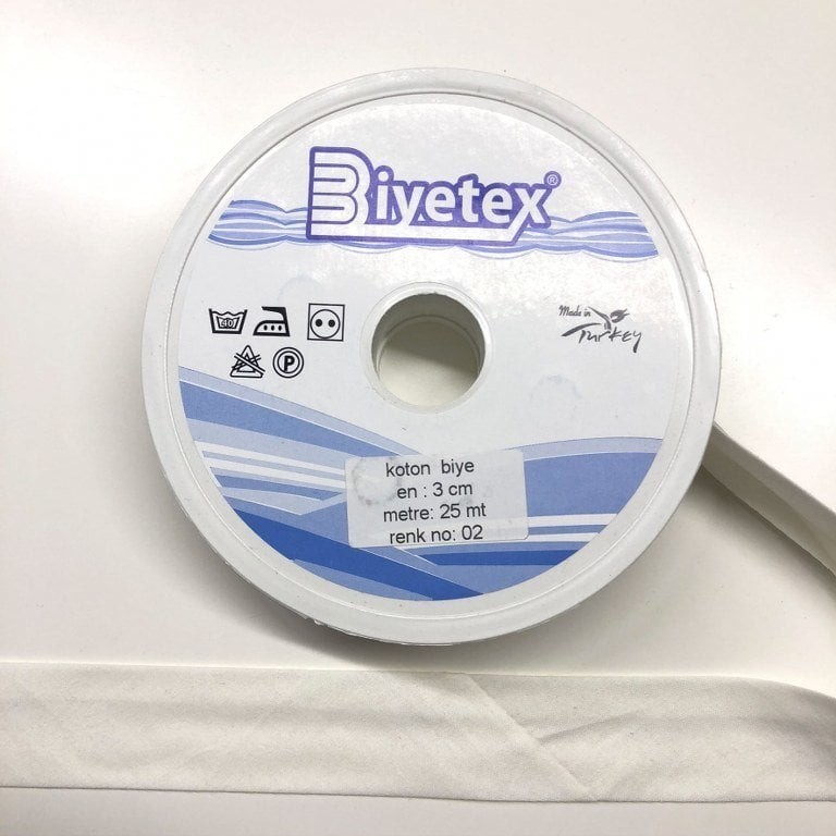 Renk No 02 Biyetex Koton Biye 3 Cm