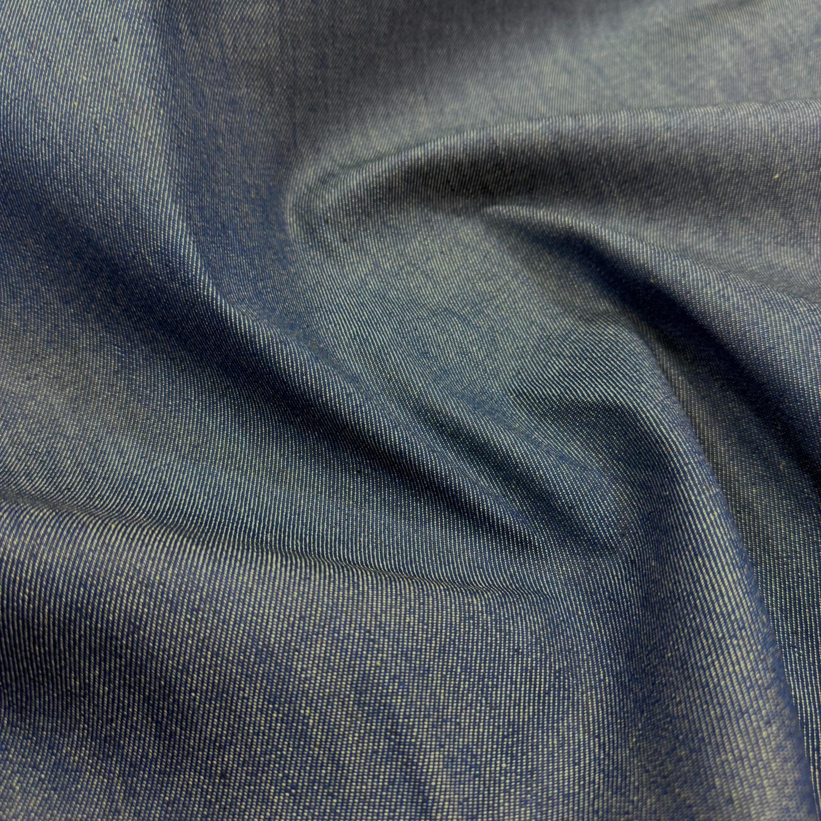 İndigo Mavi Likrasız Kot Kumaş