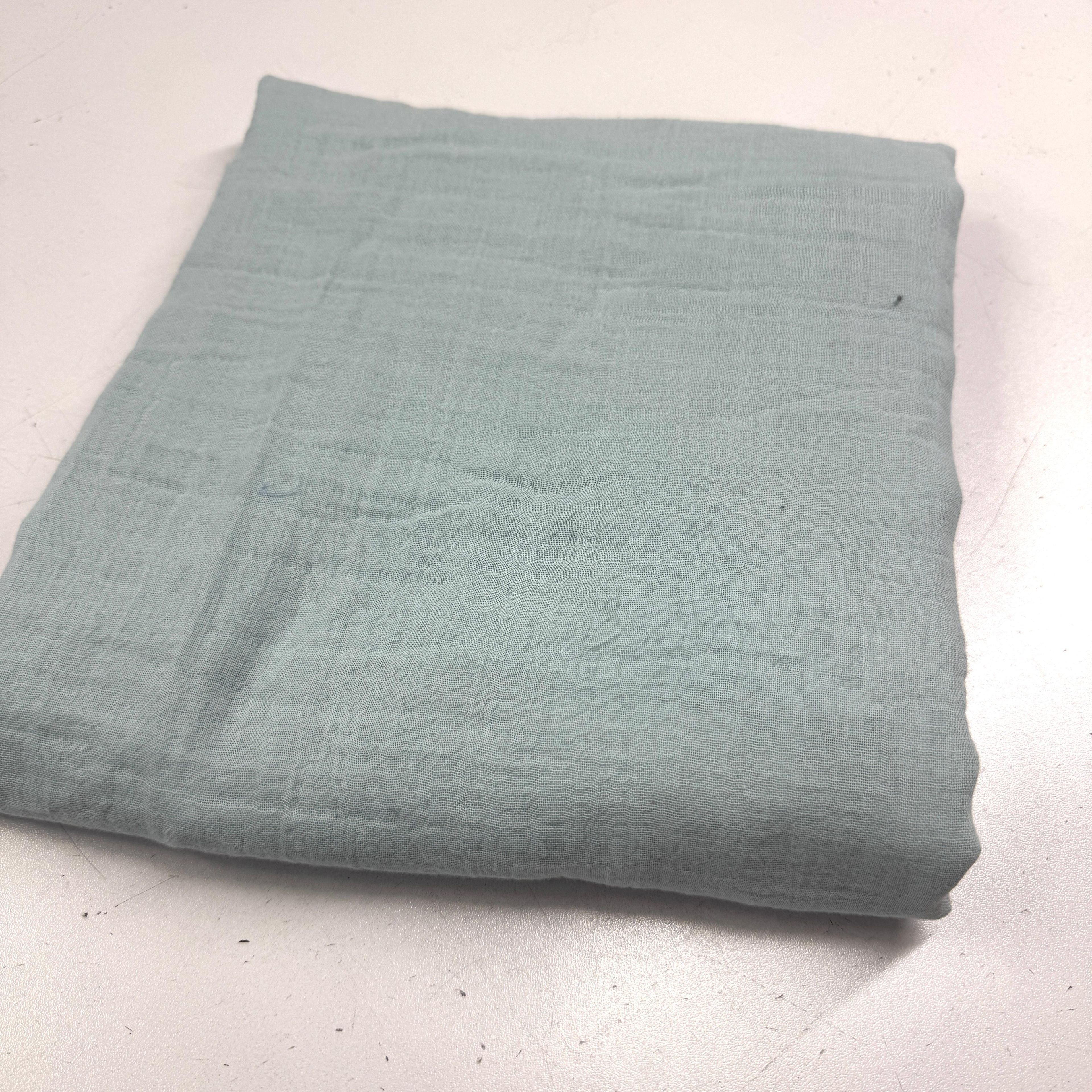 Buz Mavi 90*150 cm Parça Bürümcük Müslin Kumaş