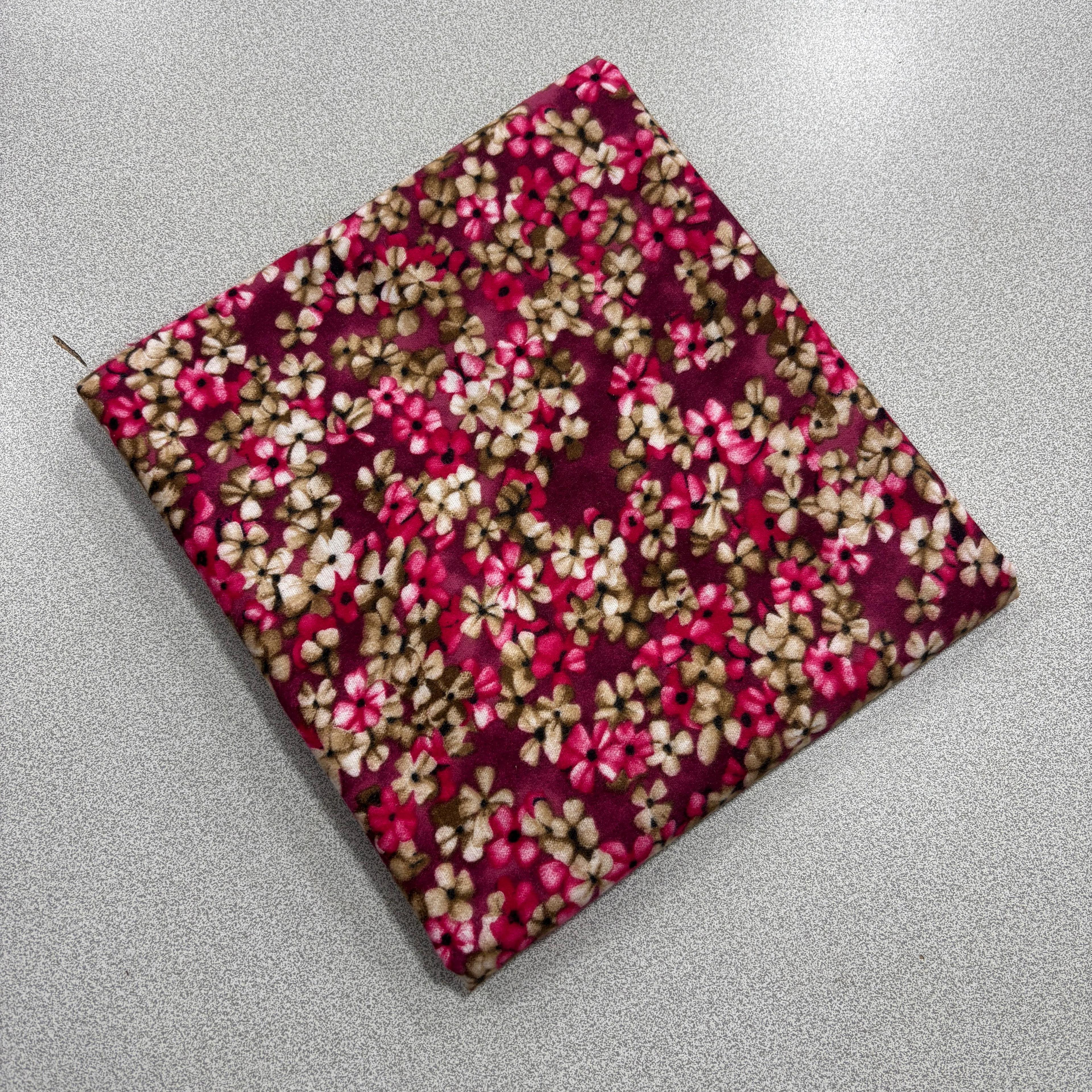 Pembe Çiçekler 100*90 Cm Parça Divitin Pazen Kumaş