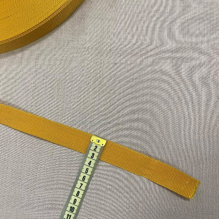 Sarı Polyester 2 Cm Çanta Kolonu Sapı