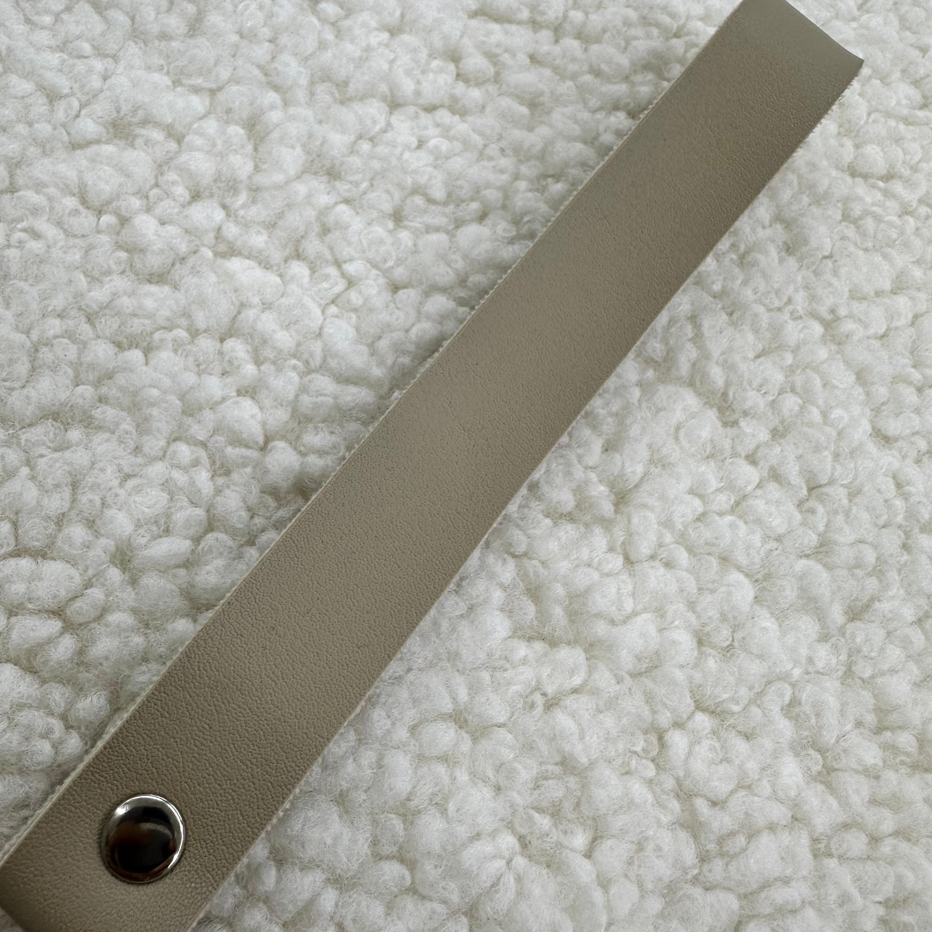 Bej Clutch Çanta Sapı