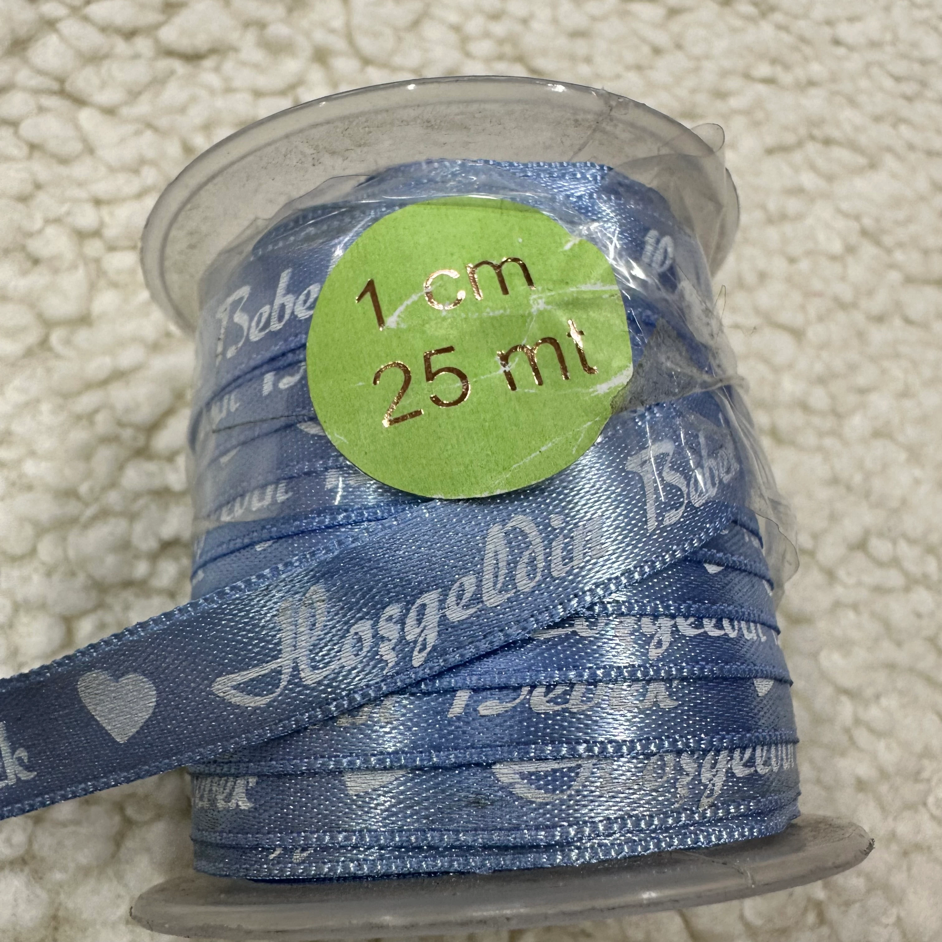 Hoşgeldin Bebek 1 Cm Saten Kurdele