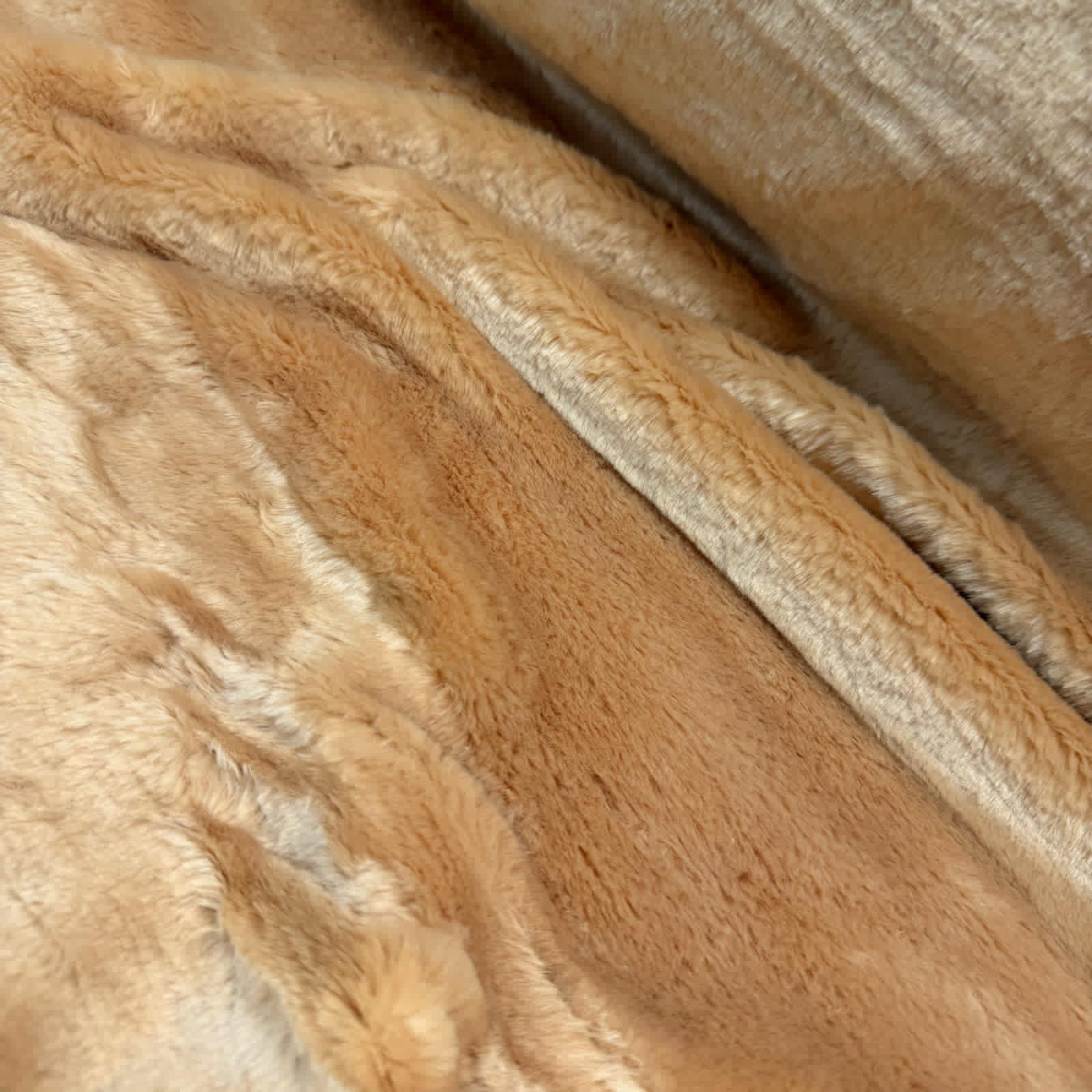 Sütlü Kahve Yumoş Peluş Kumaş