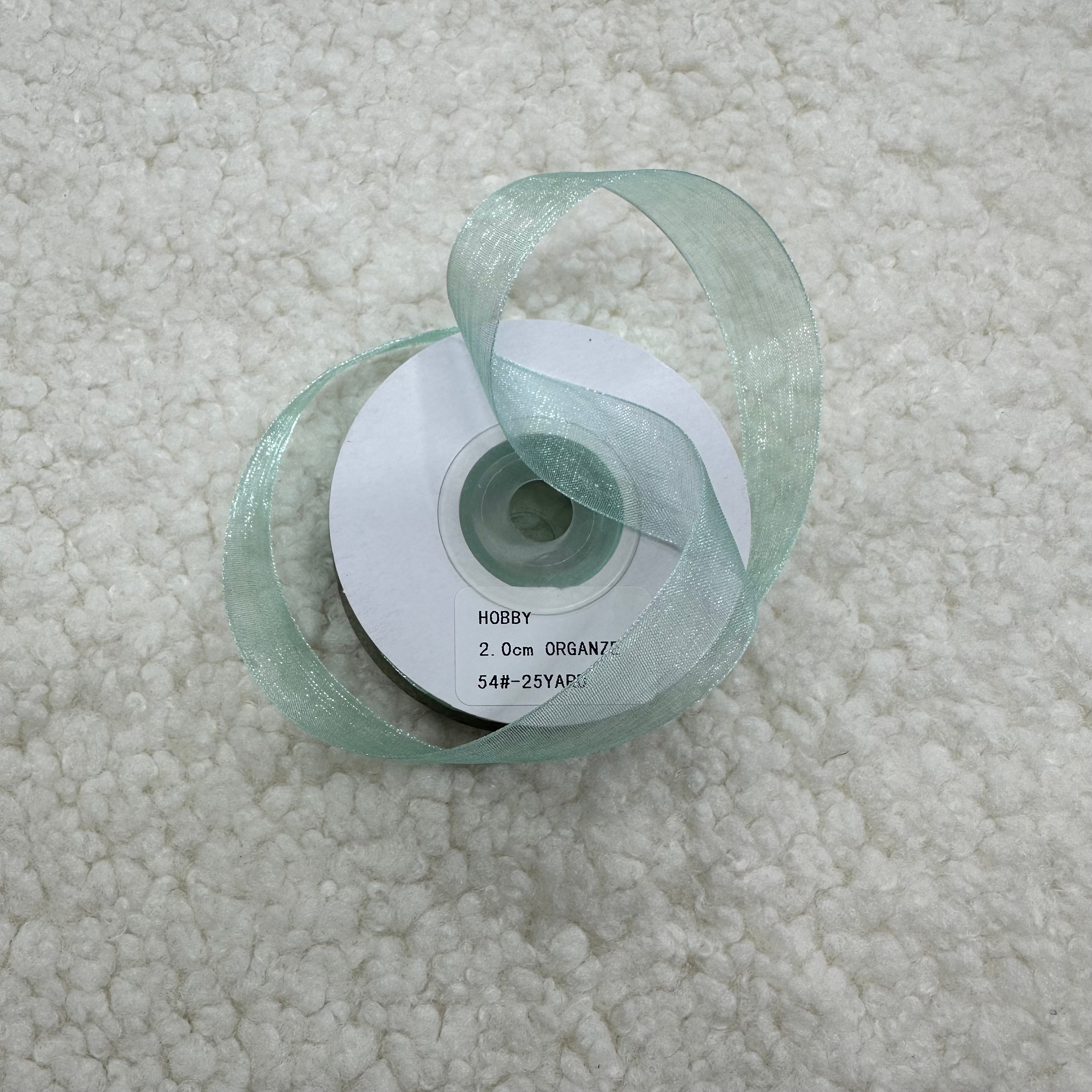 Mint Organze Kurdele 2 Cm