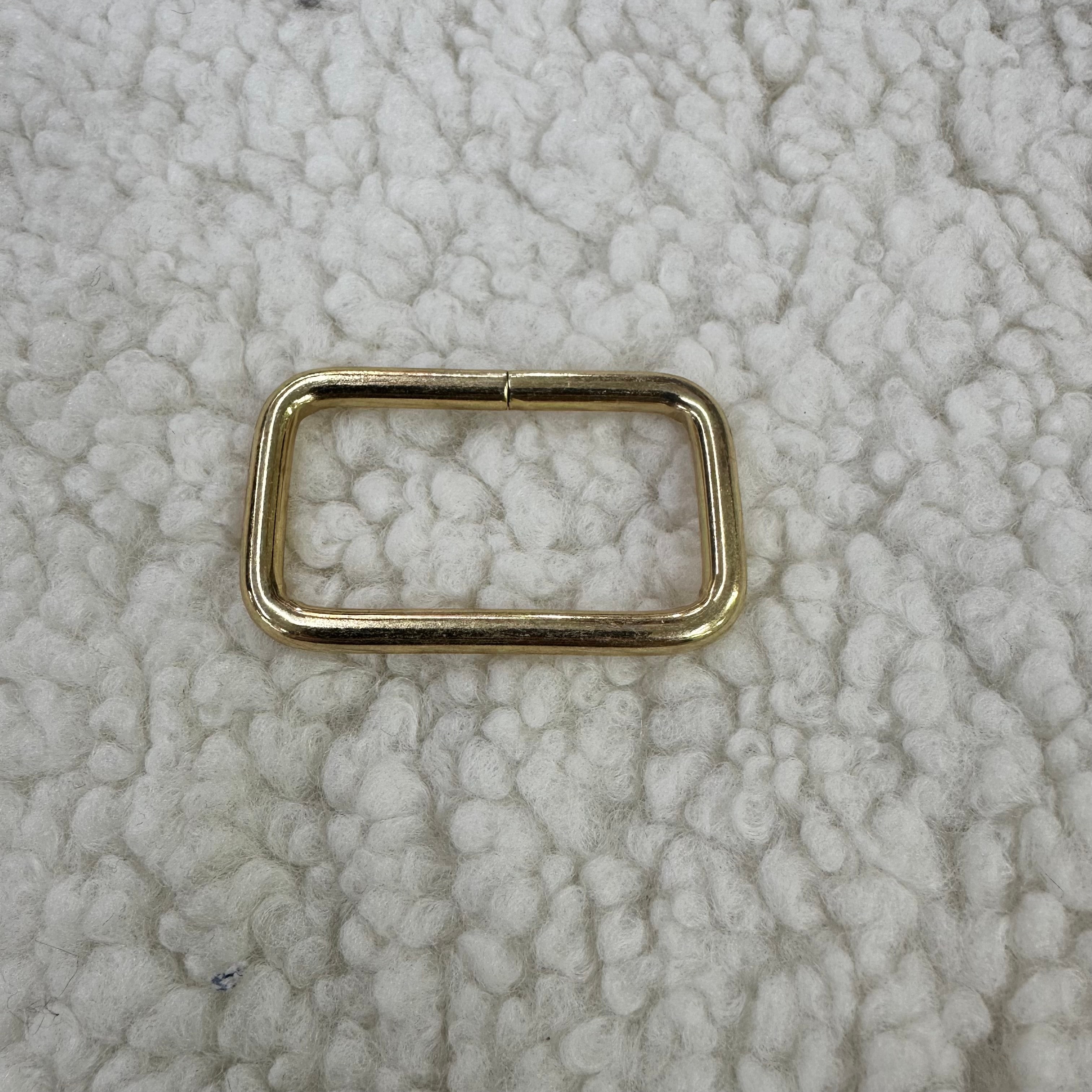 4 Cm Dikdörtgen Gold Çanta Halkası Tokası
