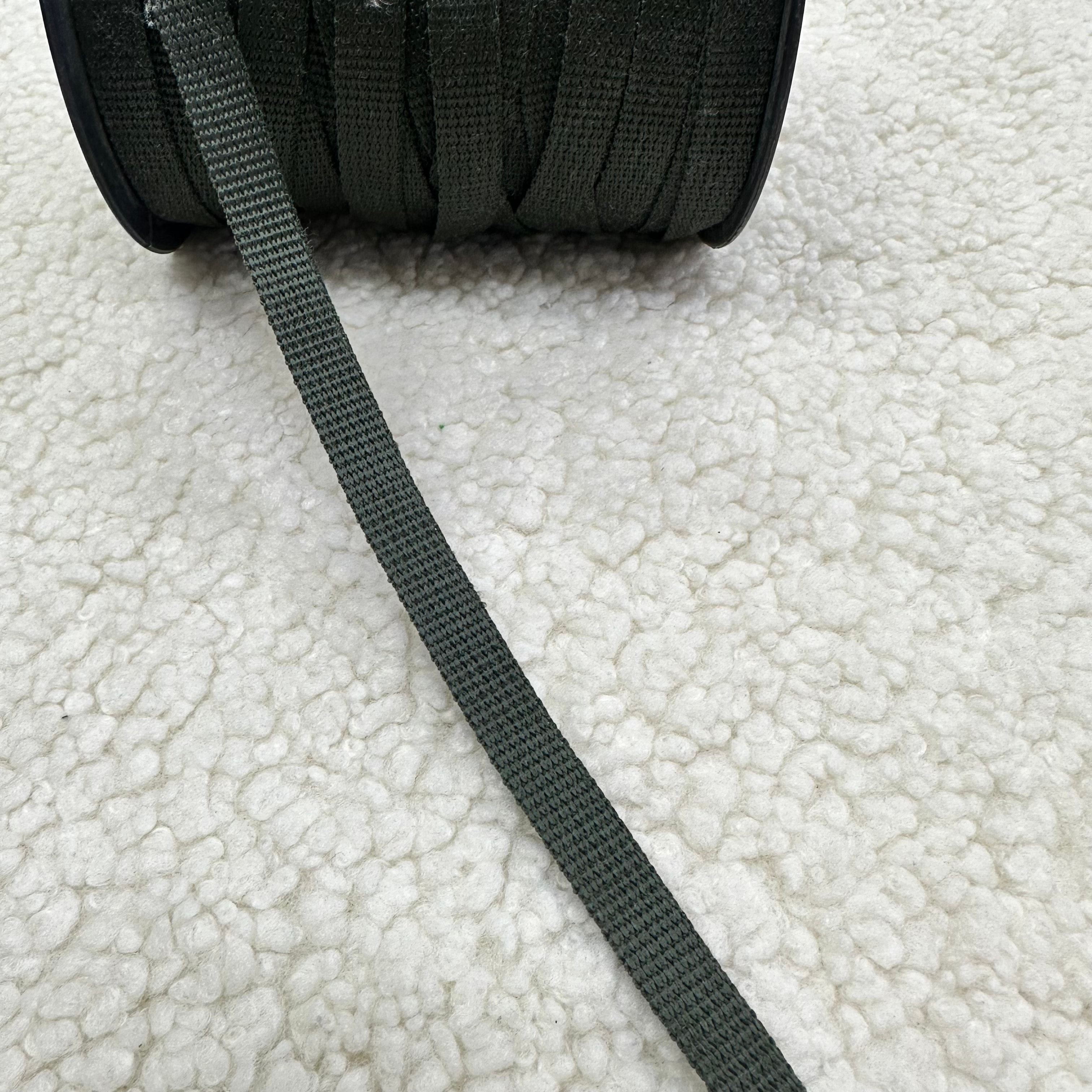 Haki Polyester 1 Cm Çanta Kolonu Sapı