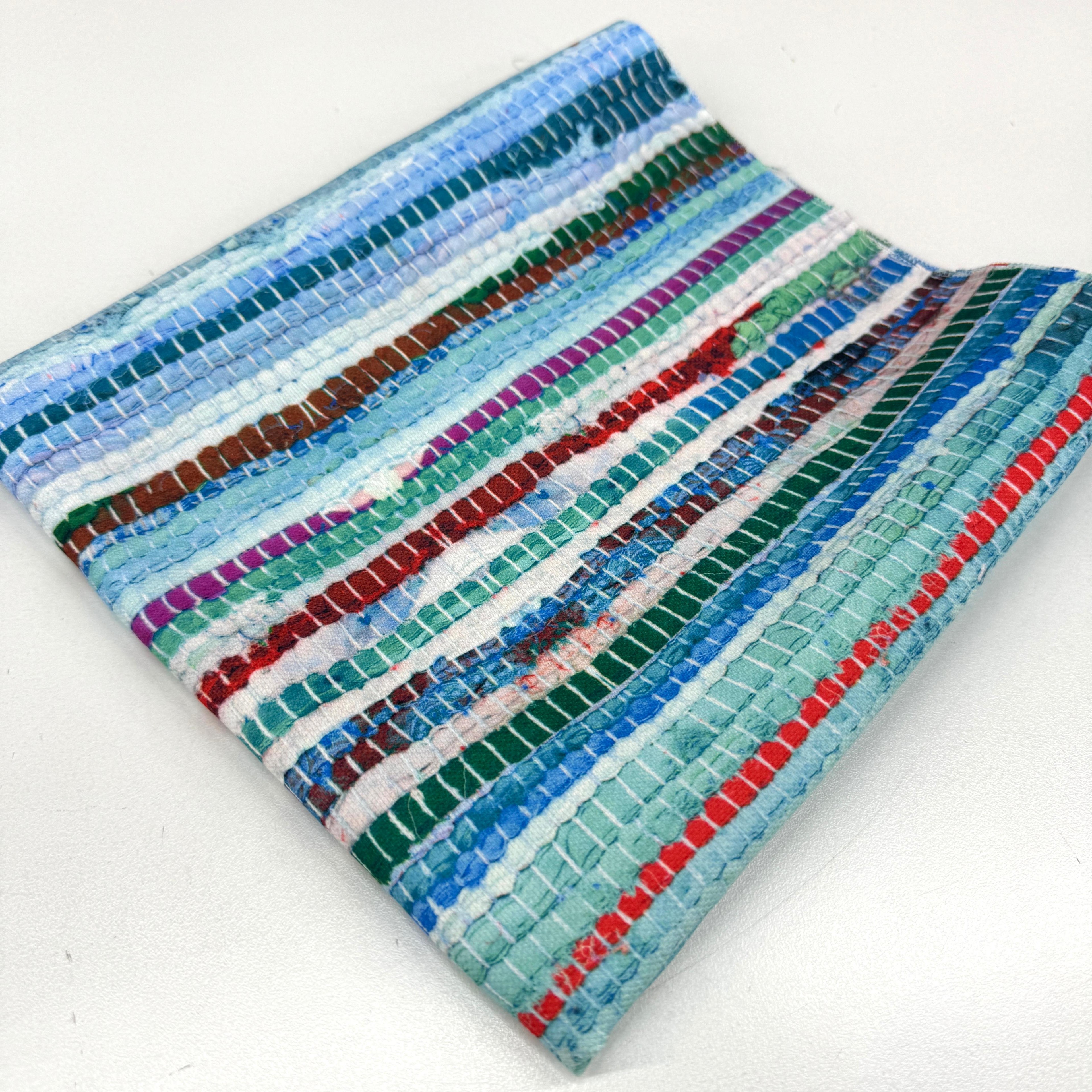 Renkli Çubuklar 50*140 cm Parça Dijital Baskı Kumaş