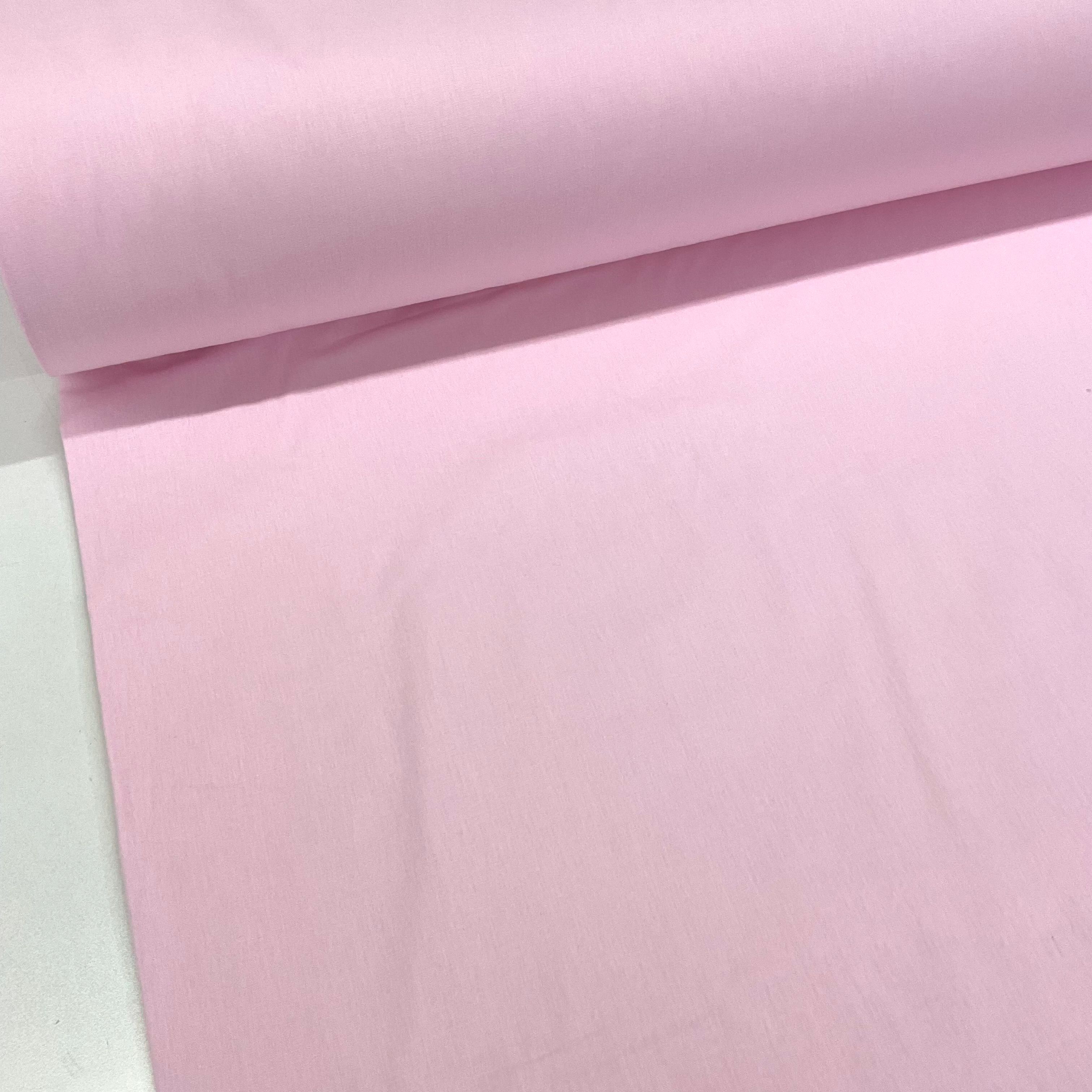 Smile Toz Pembe Poplin Kumaş