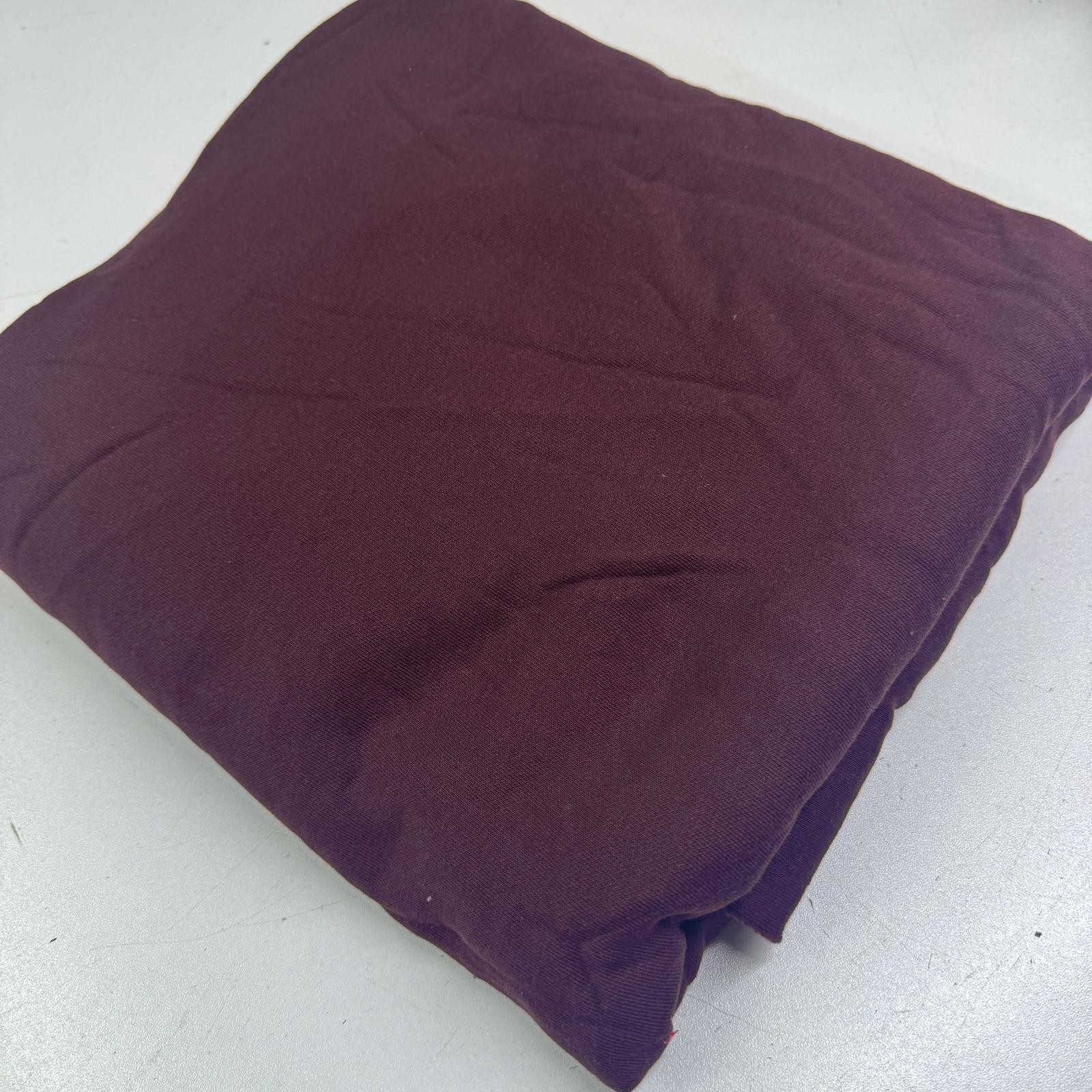 Koyu Mürdüm Üç İplik Penye Kumaş 400 gr