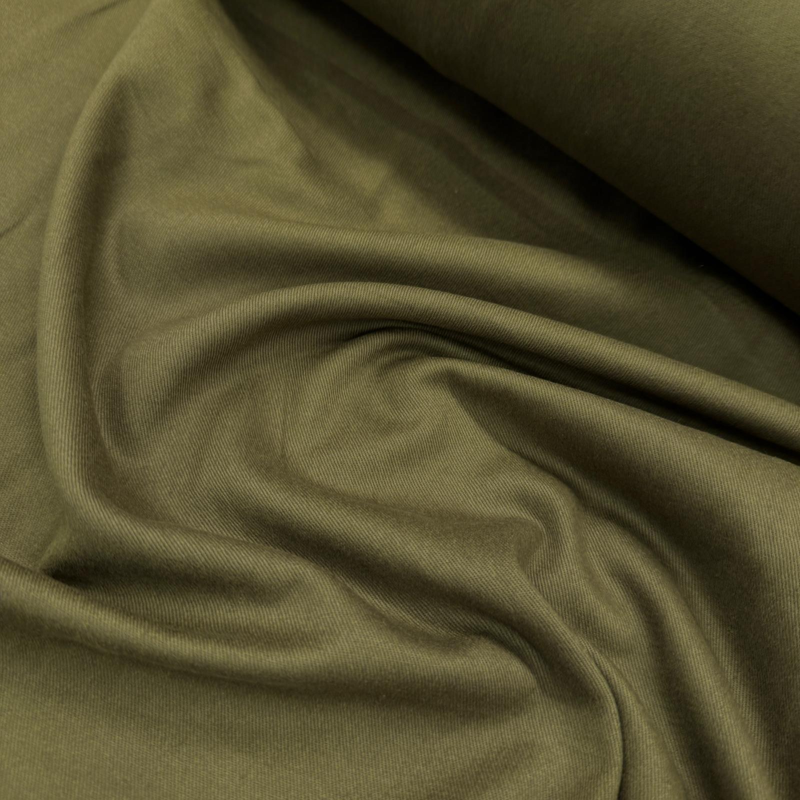 Kampanyalı Hafif Defolu Haki Pamuk Gabardin Kumaş