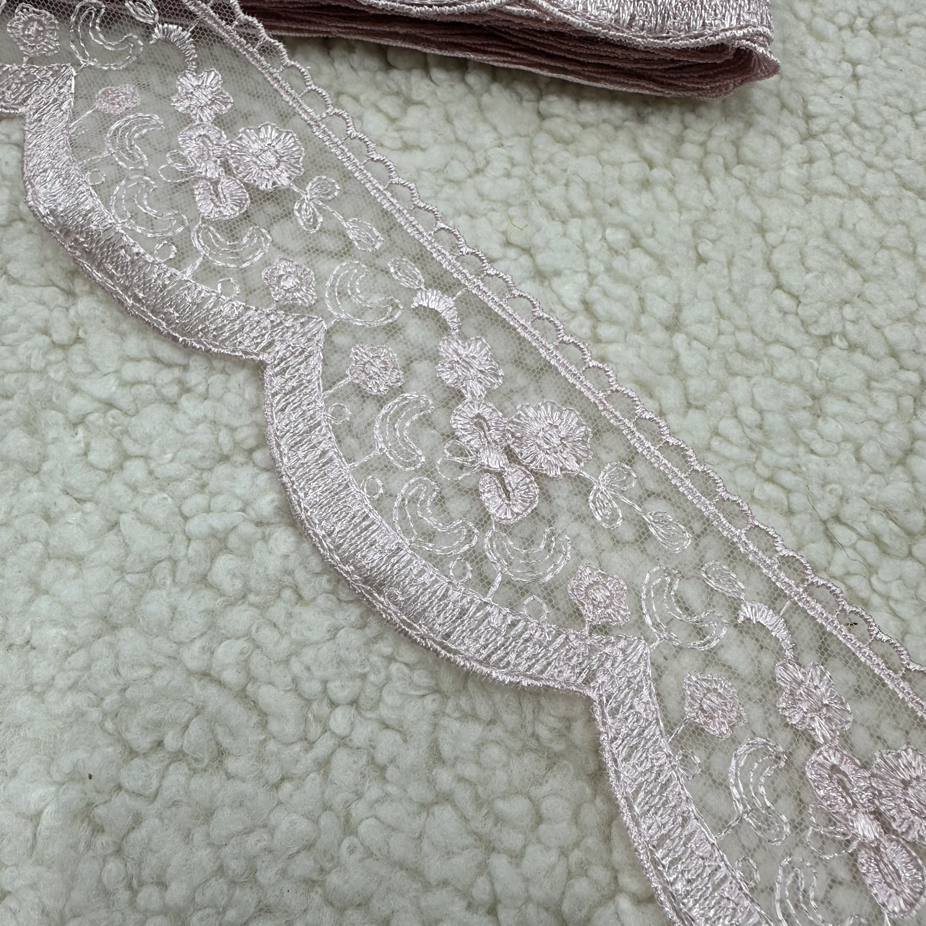 Top Pembe Tül Güpür 