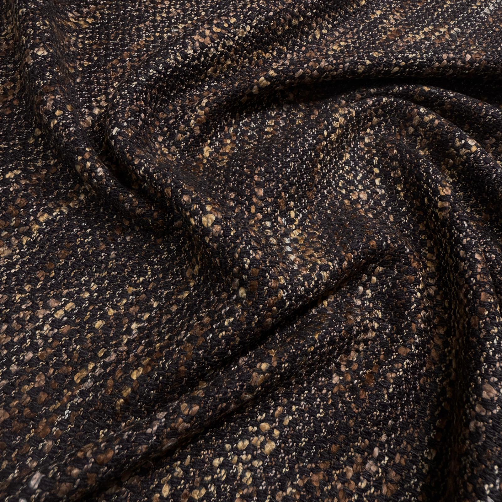 İngiliz Yünlü Kaskahve Şanel Kumaş