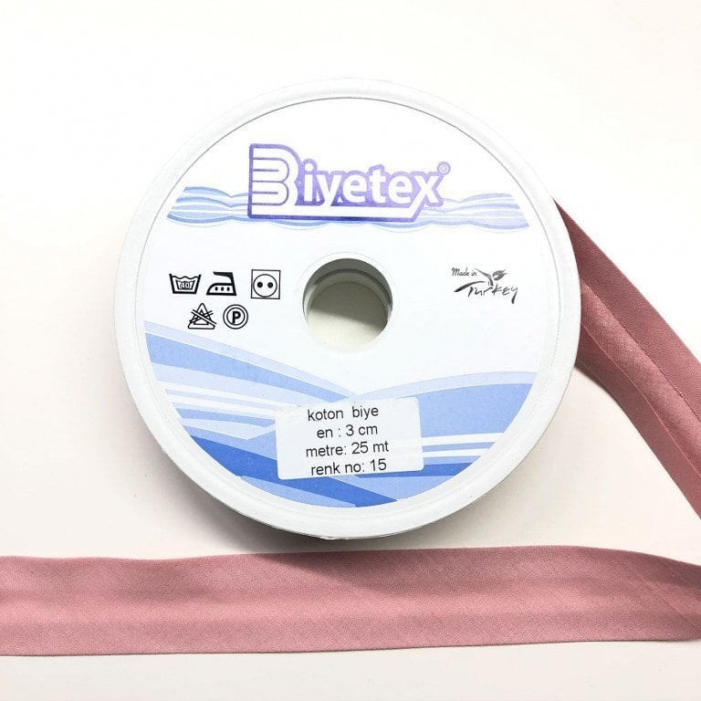 Renk No 15 Biyetex Koton Biye 3 Cm