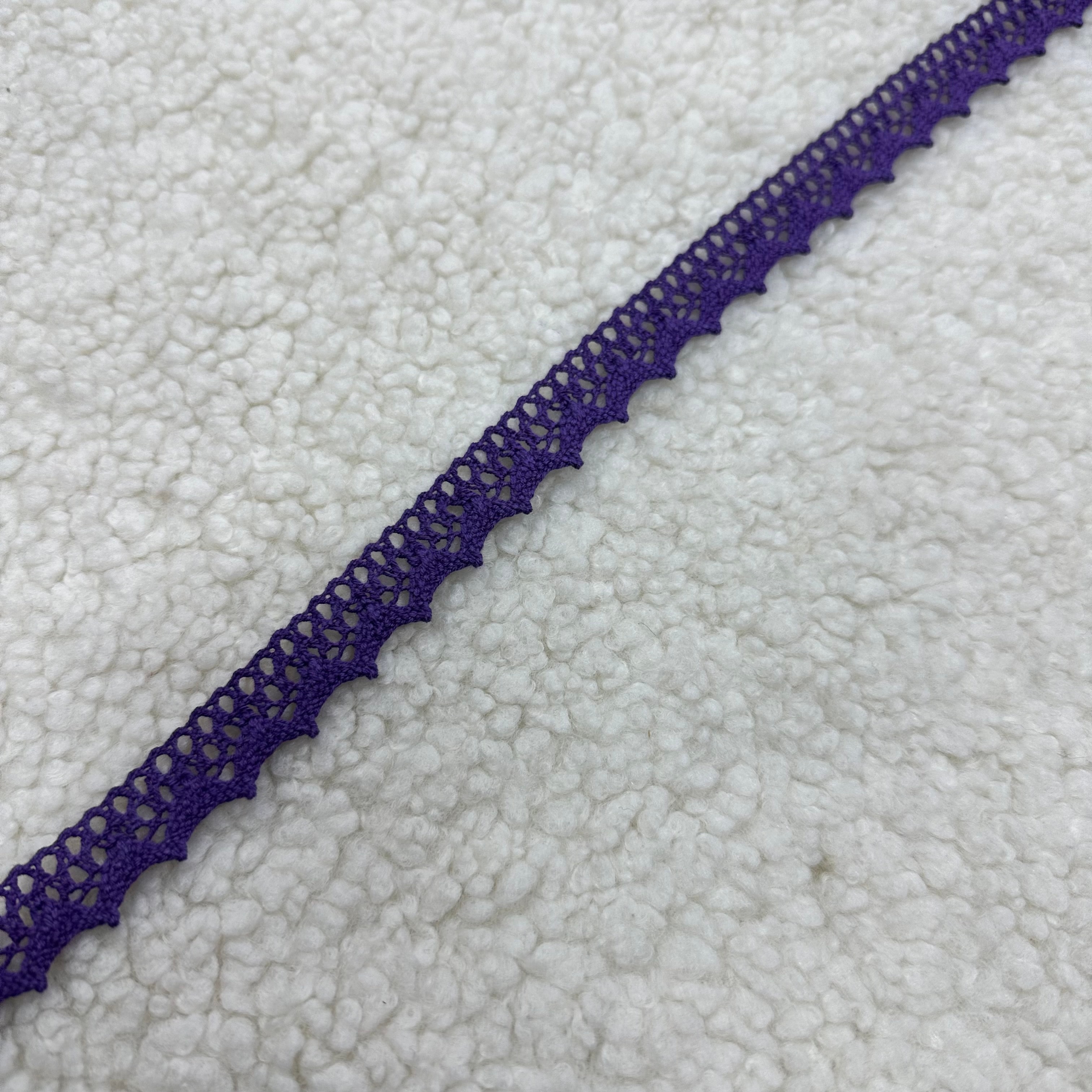 Zigzaglı Mor Pamuklu Kopanaki