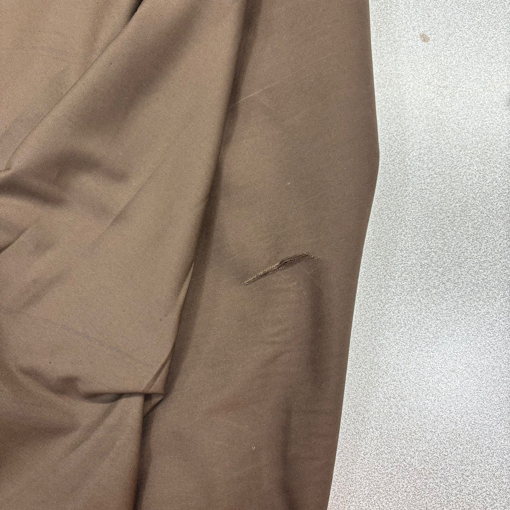 Iskarta Defolu Acı Kahve Trençkotluk 360*140 Parça Kumaş