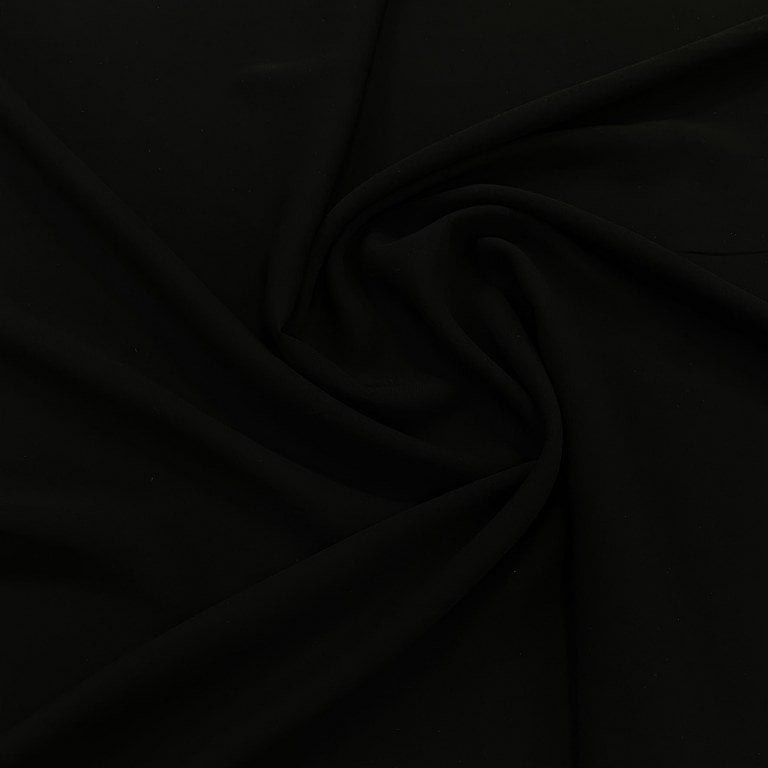 Siyah Medine İpeği Kumaş