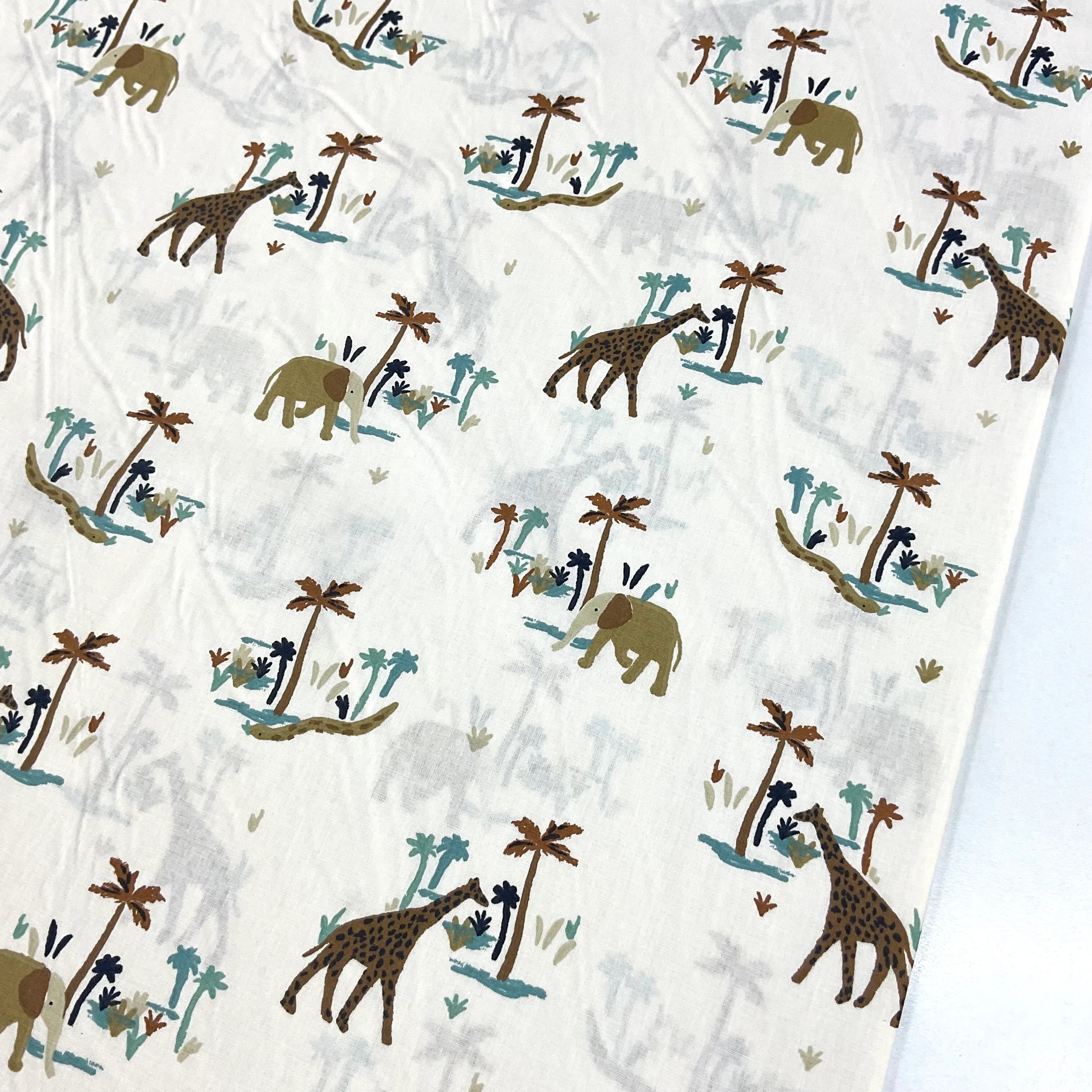 Hafif Defolu Safari Premium Poplin Kumaş