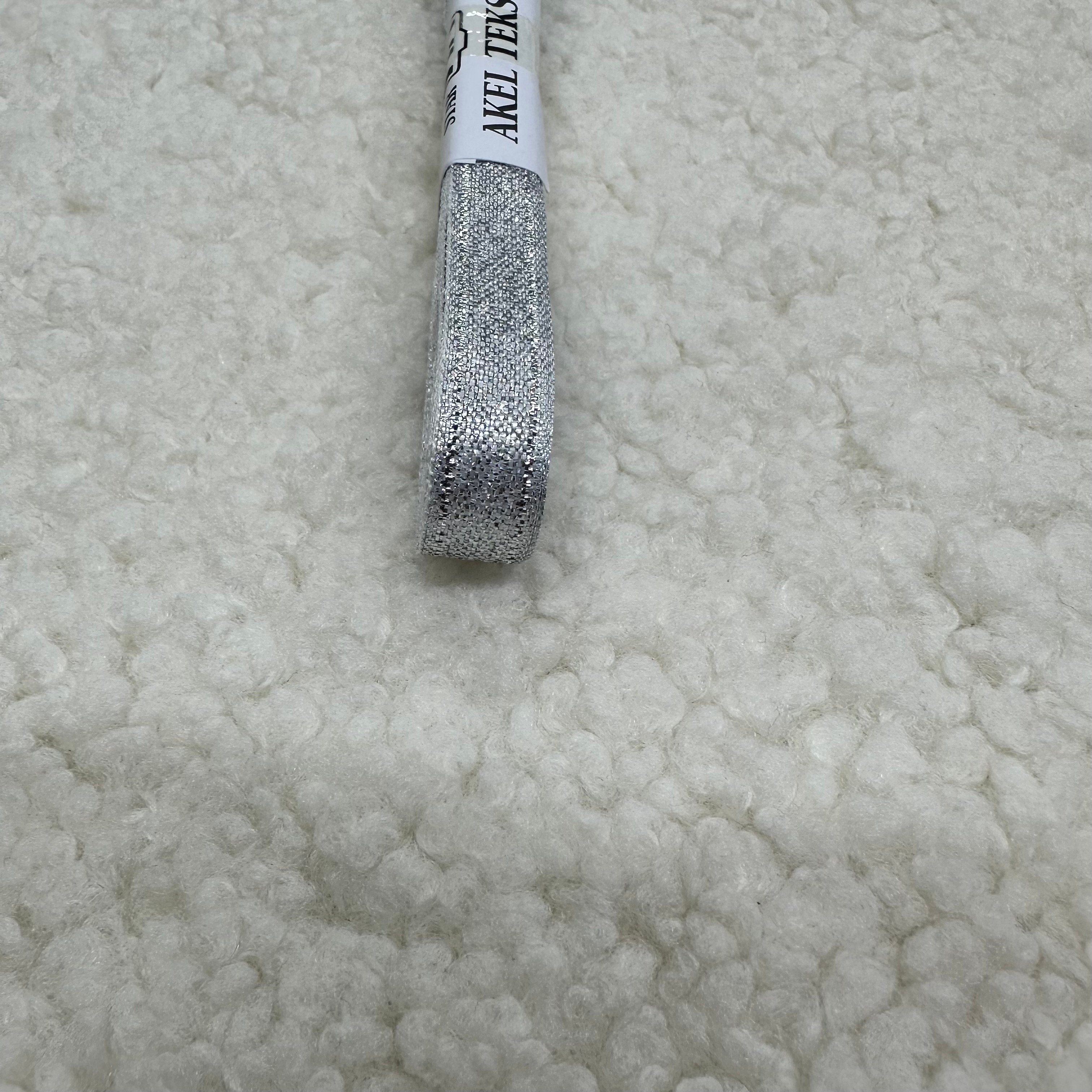 Gümüş Simli Kurdele 2 Cm