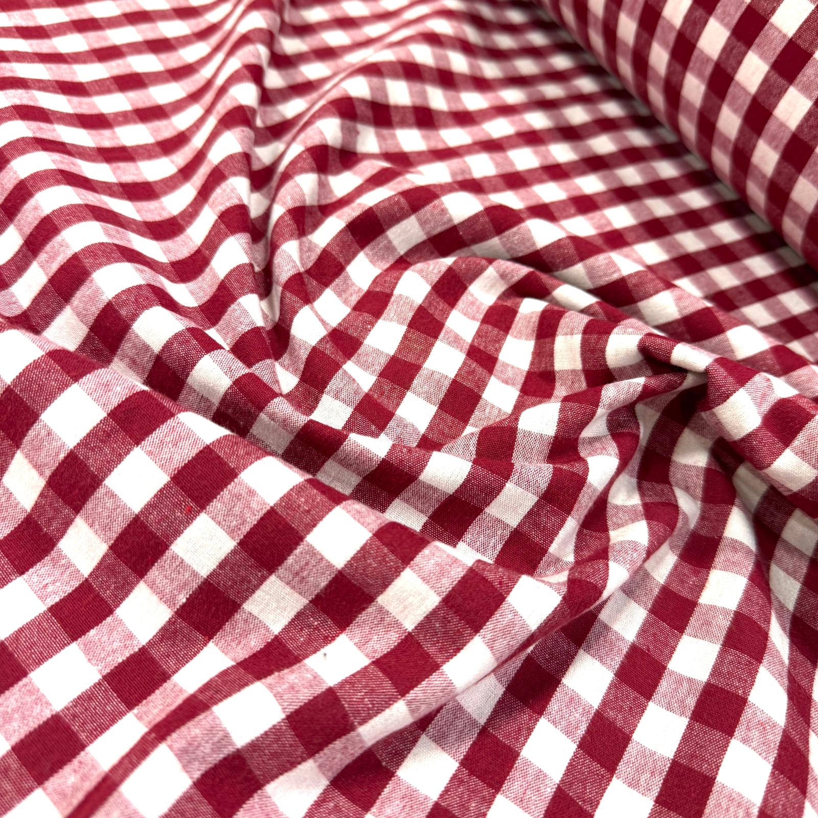 Özel Üretim Kırmızı Vişne %100 Pamuklu Kumaş