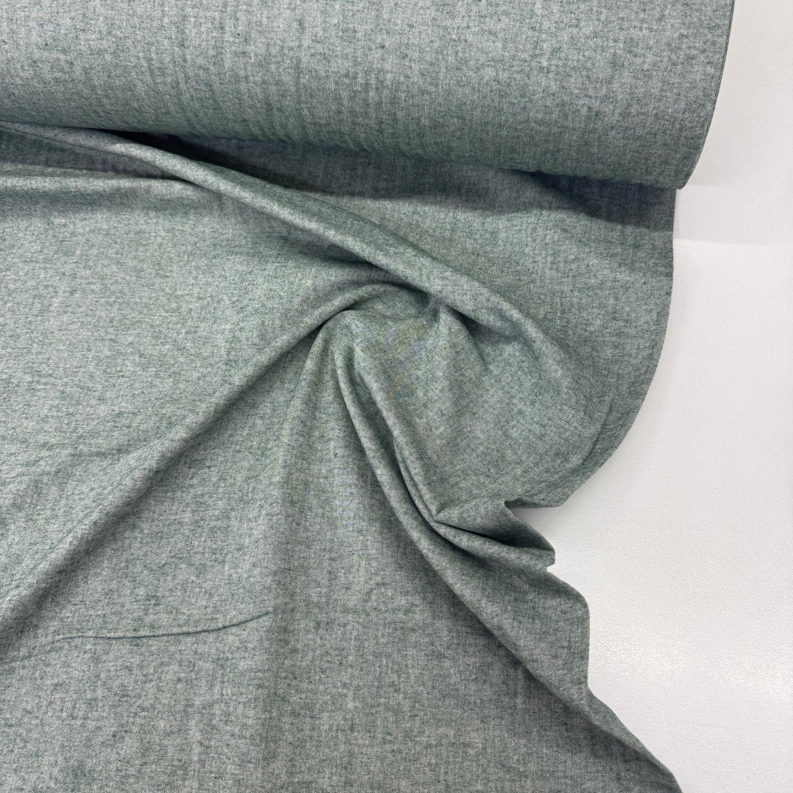 Yeşil Flannel Pazen Kumaş
