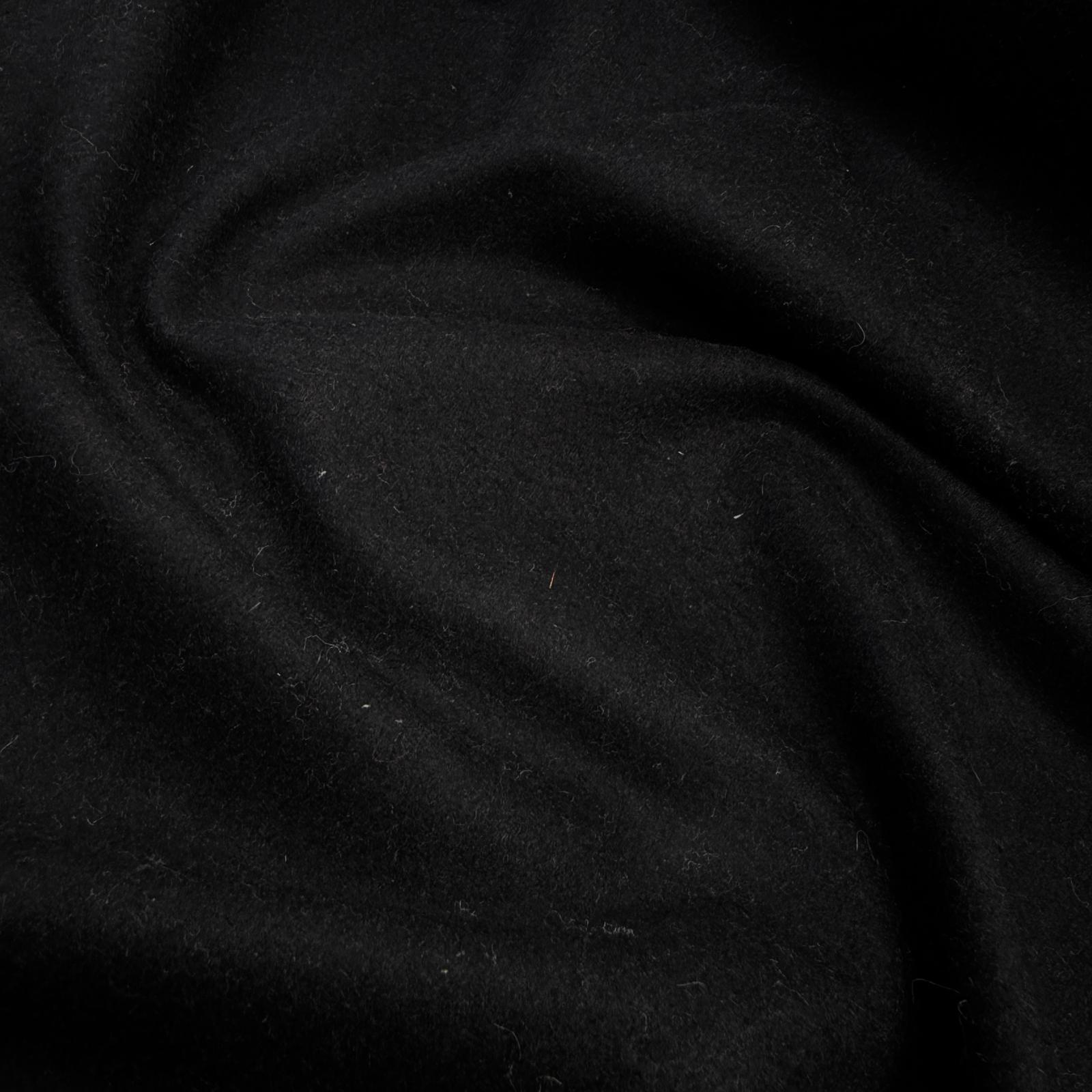 İngiliz Yünlü Siyah Kaşe Kumaş