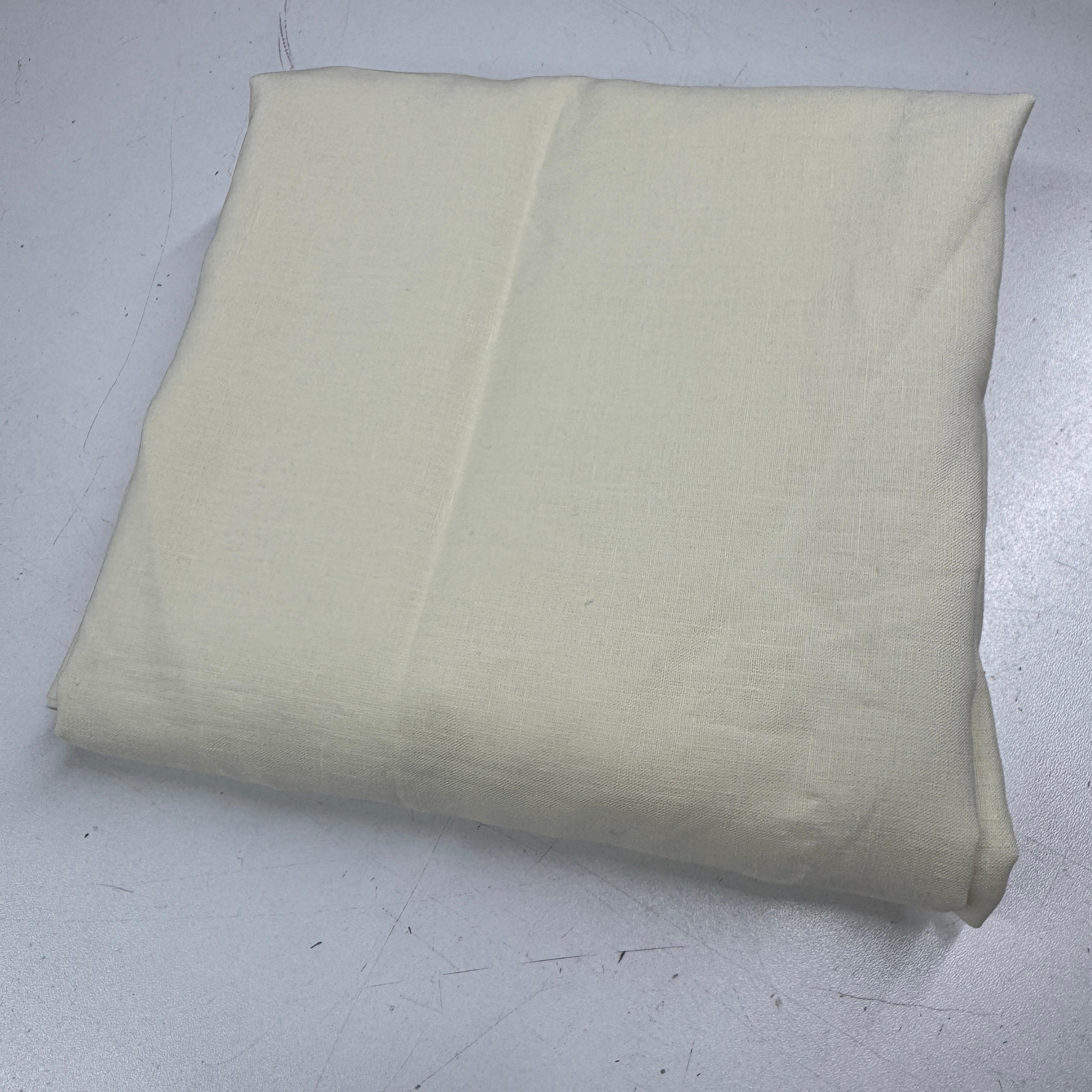 Krem 120*140 cm Parça Ham Keten Kumaş
