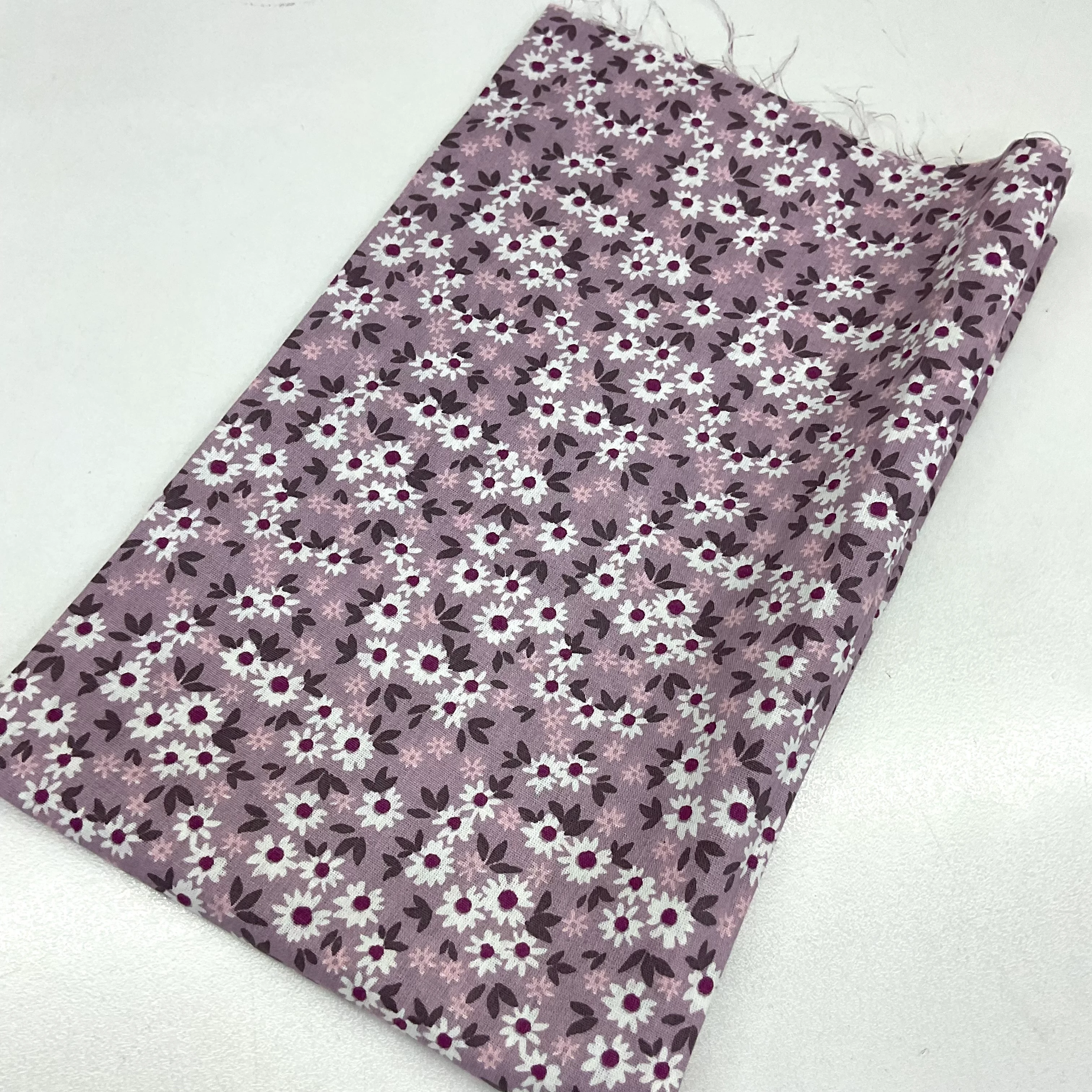Leylak Mini Çiçekler 50*50 Cm Parça Poplin Kumaş