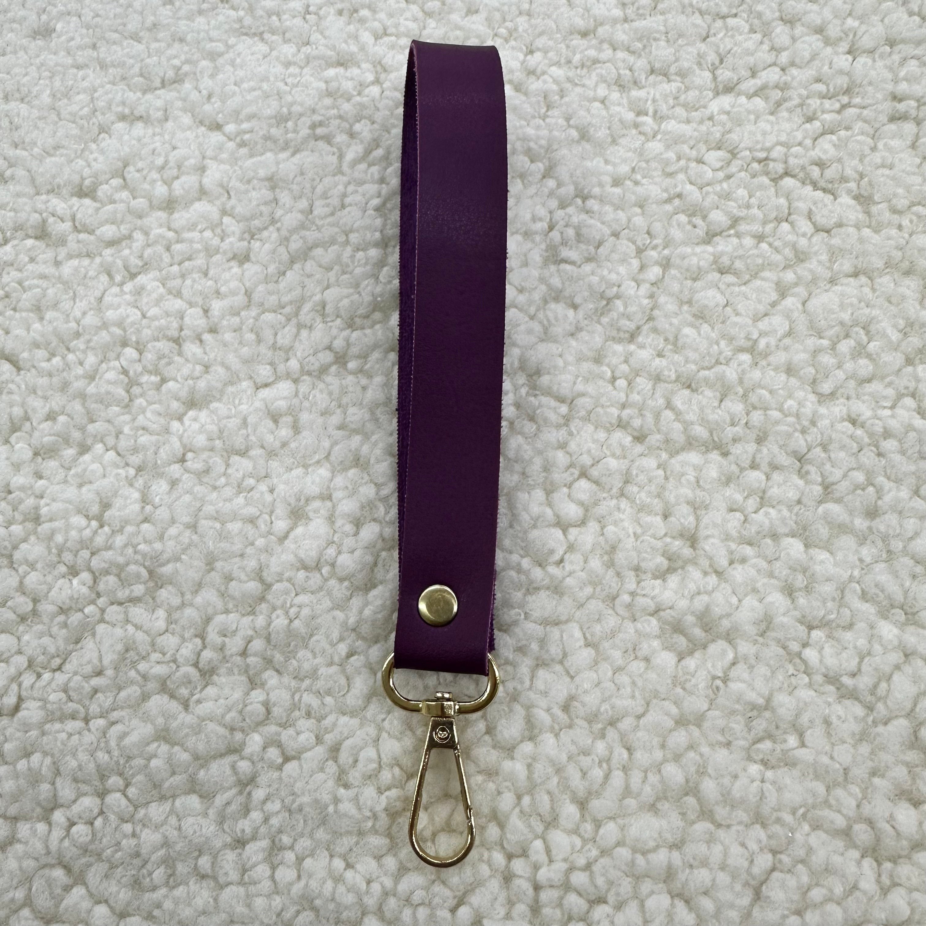 Mor Clutch Çanta Sapı