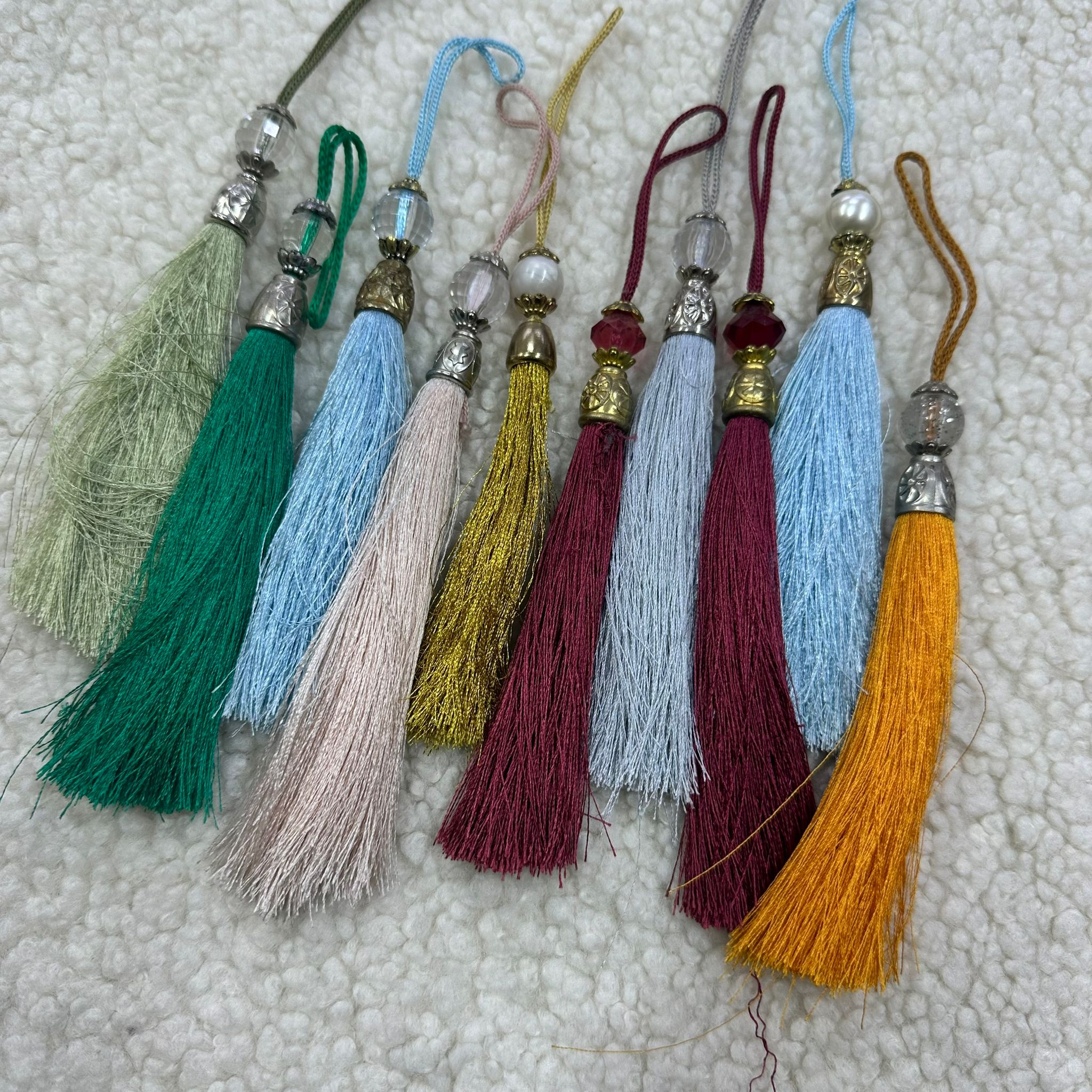 G-22 Uzun Boncuklu Püskül Set