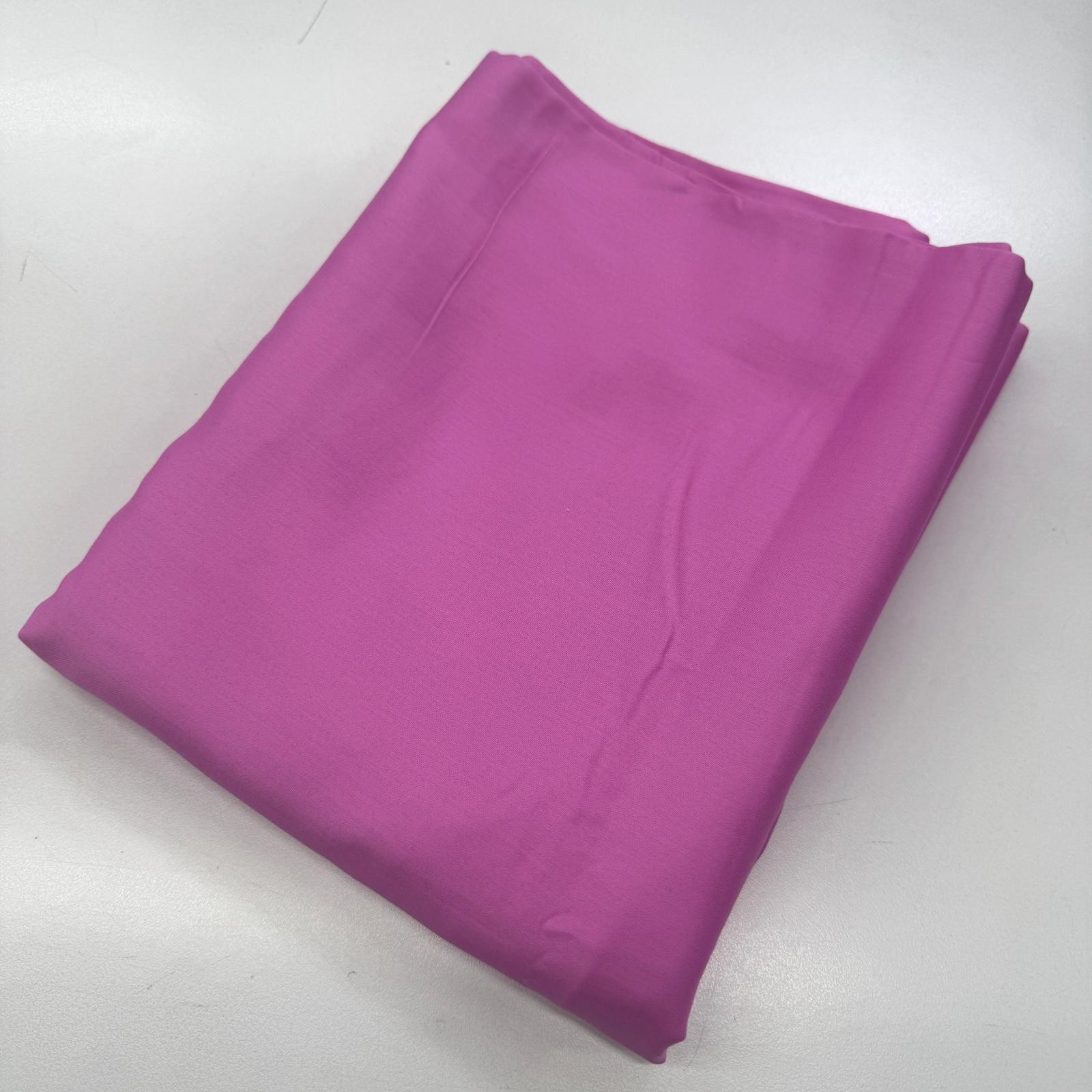 Şeker Pembe 140*240 cm Parça Pamuk Saten Kumaş