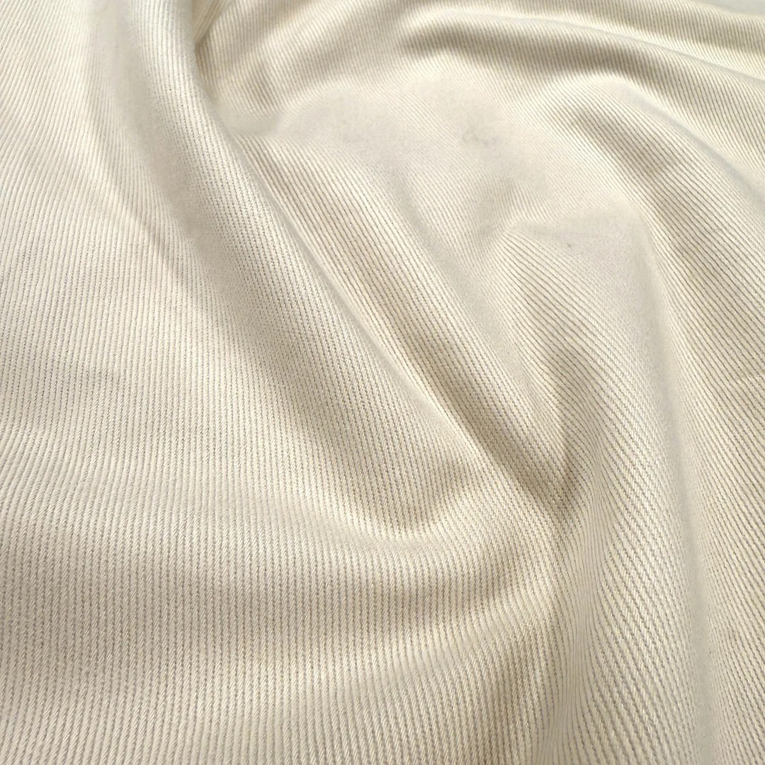 Düz Renk Bold Gabardin Kumaş - Vanilya