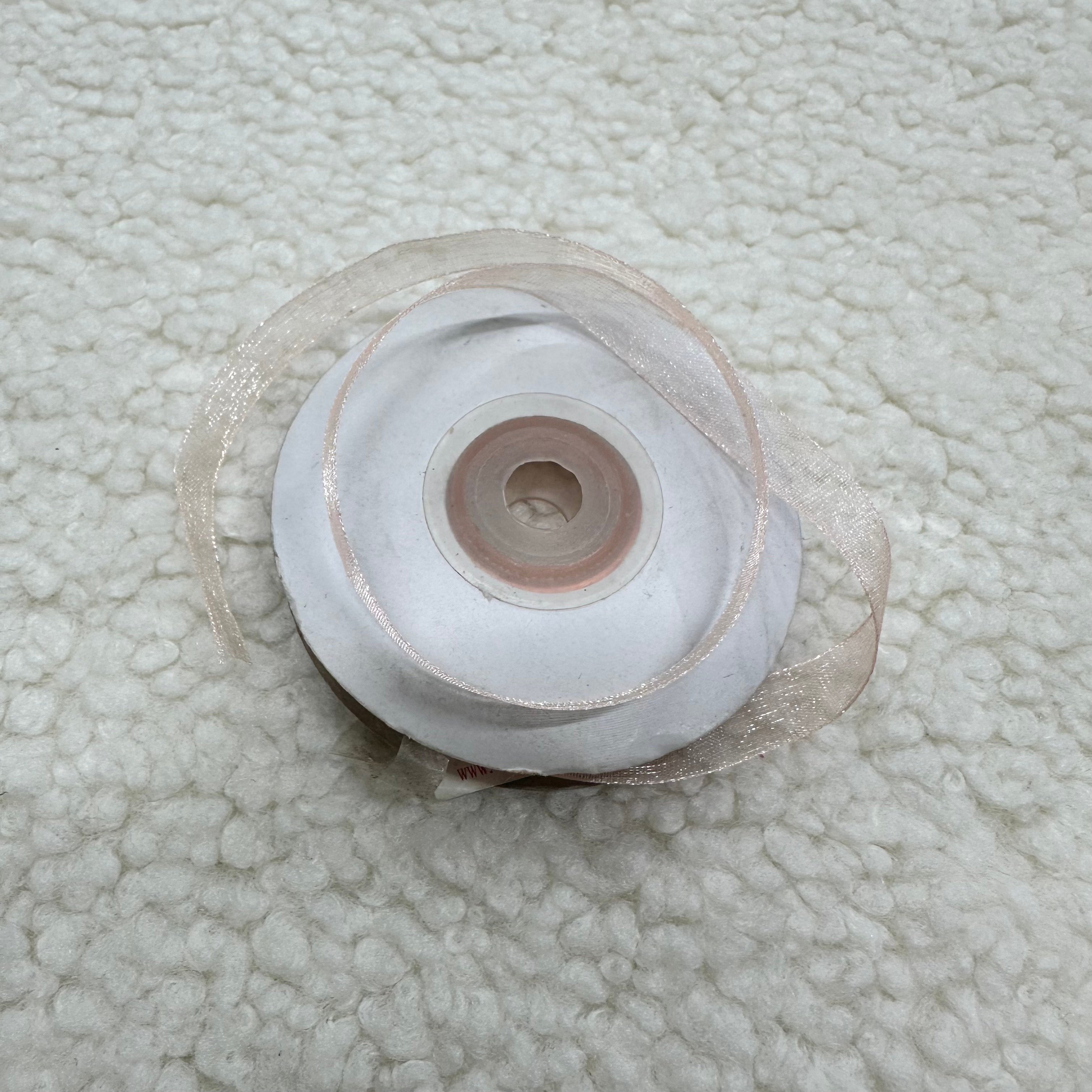 Yavruağzı Organze Kurdele 1 Cm