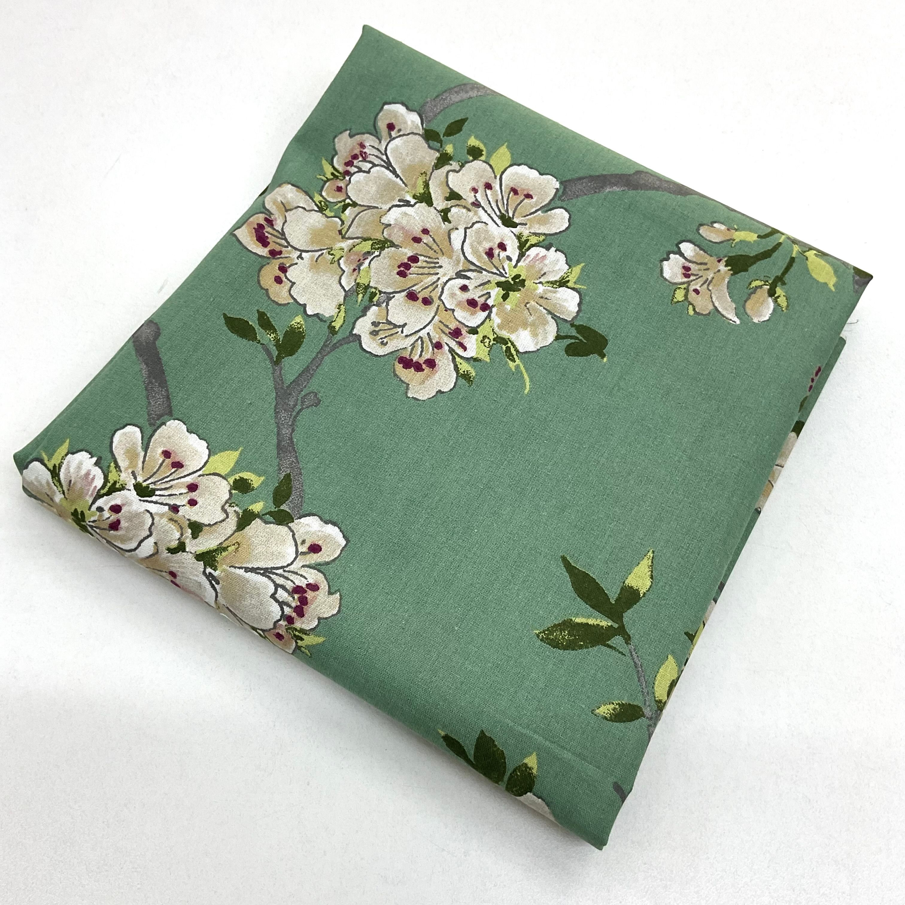 Yeşil Manolya 50*75 Cm Parça Poplin Kumaş