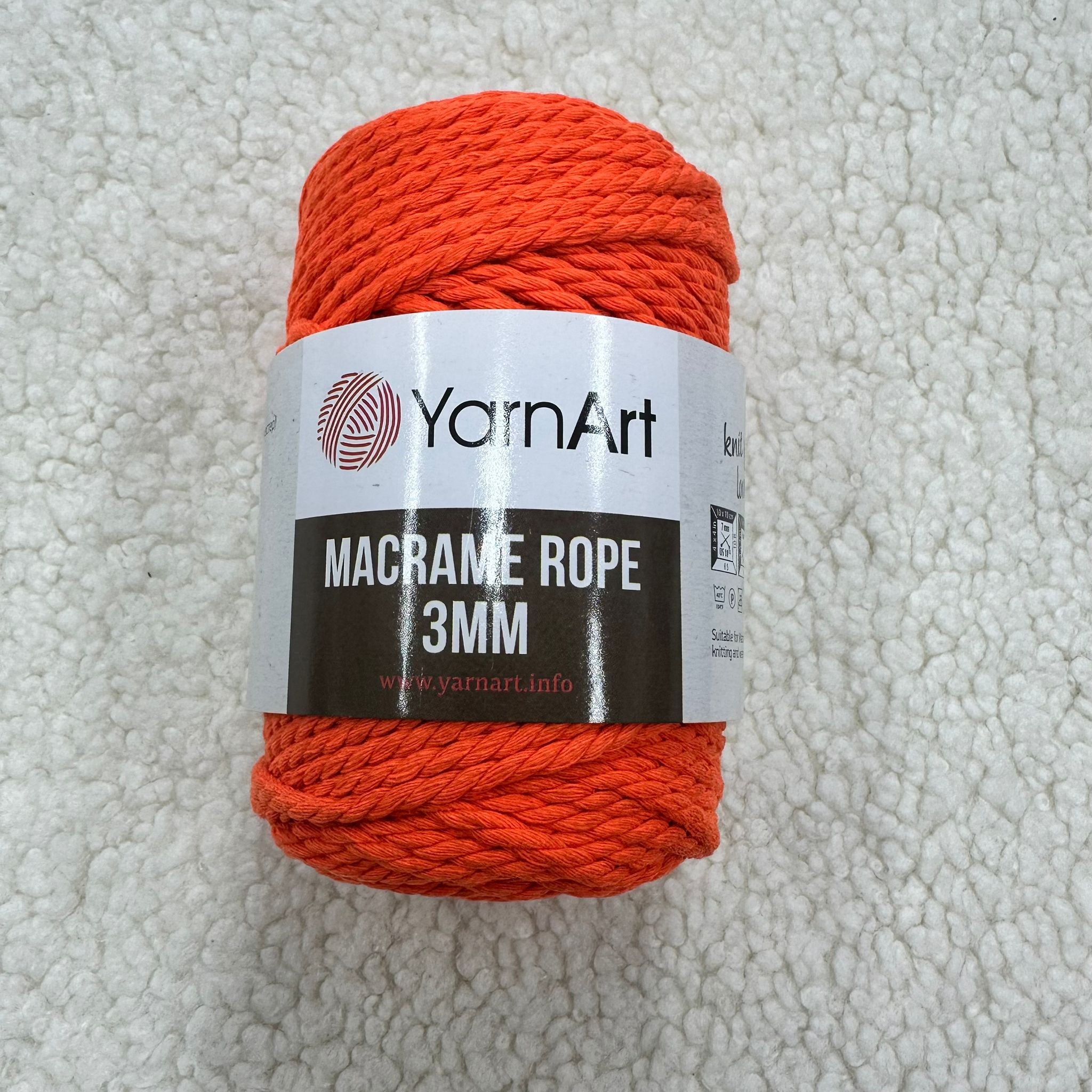 Yarn Art Macrame Rope 3 Mm 800