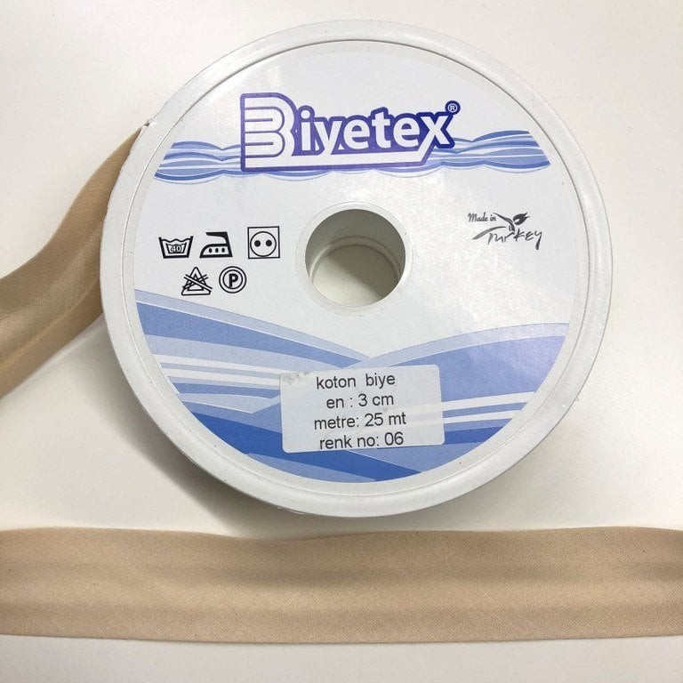 Renk No 06 Biyetex Koton Biye 3 Cm