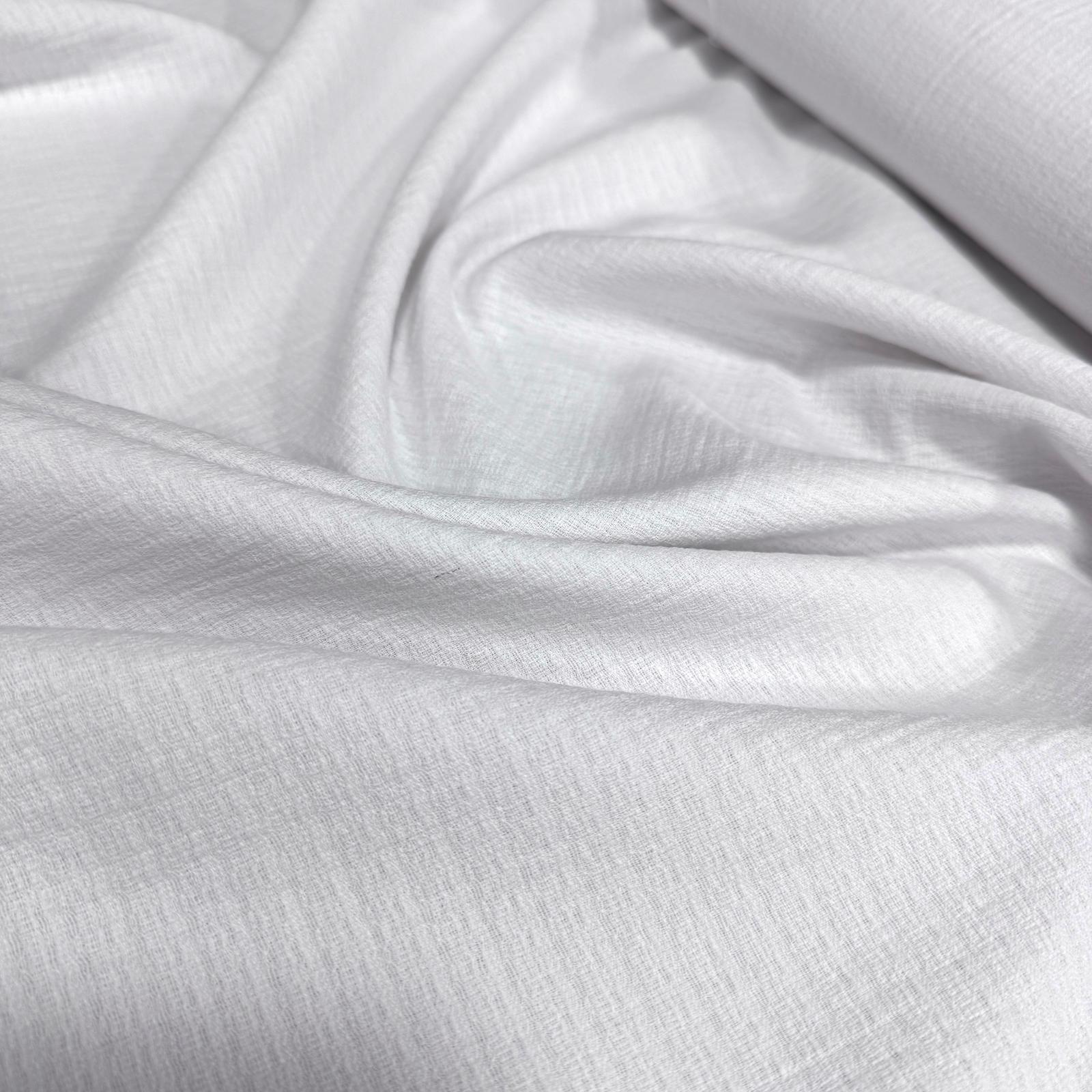 Kampanyalı Beyaz Likralı Bürümcük Müslin Bez Kumaş