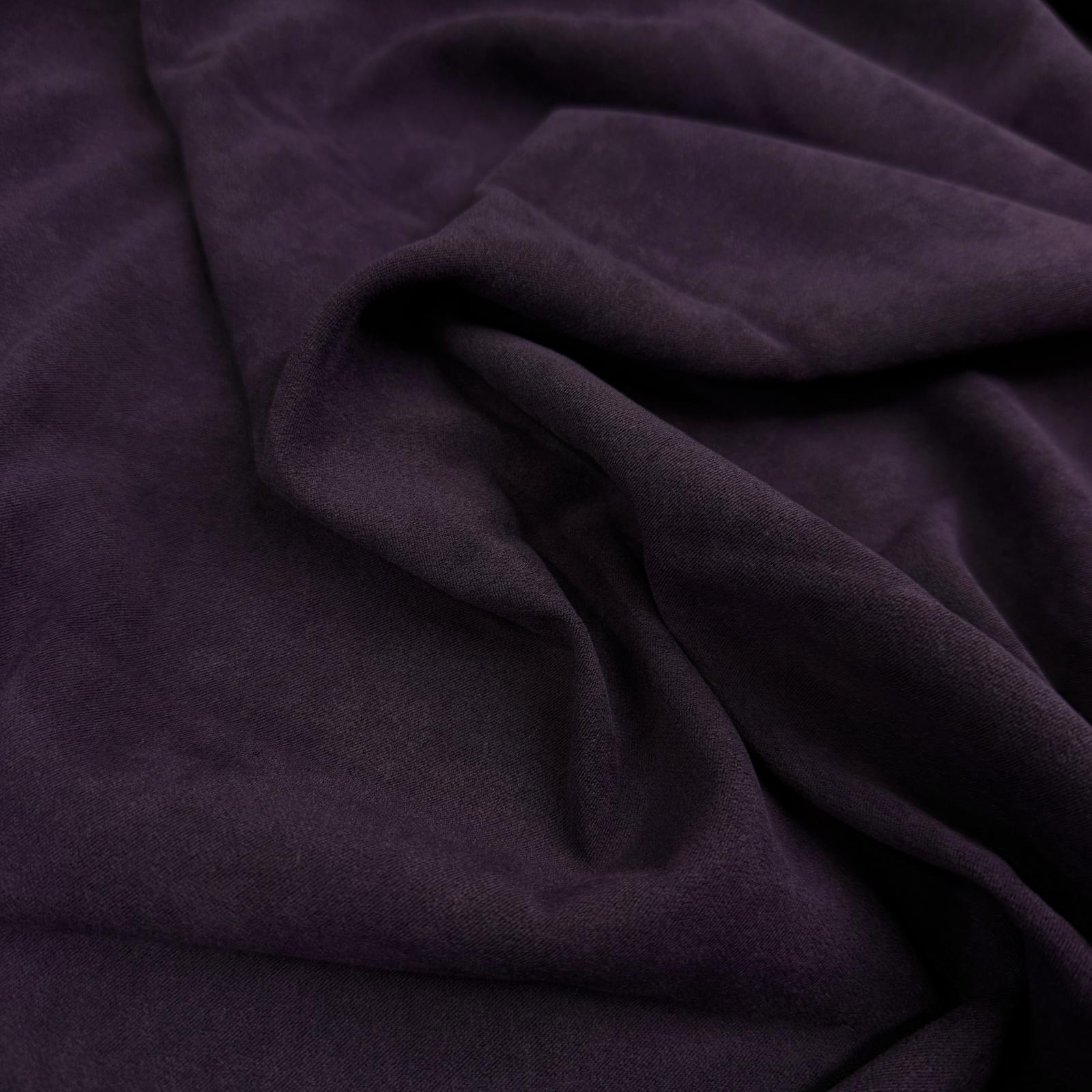 Mürdüm Saten Süet Kumaş